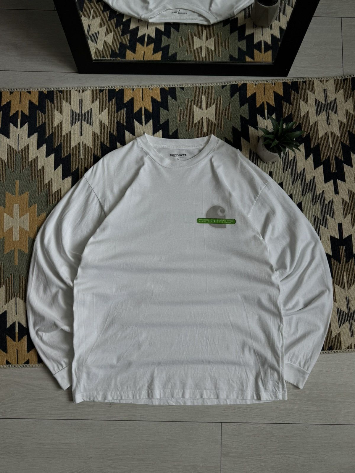 Carhartt Carhartt WIP Big Logo Longsleve Size US L / EU 52-54 / 3 - 2 Thumbnail
