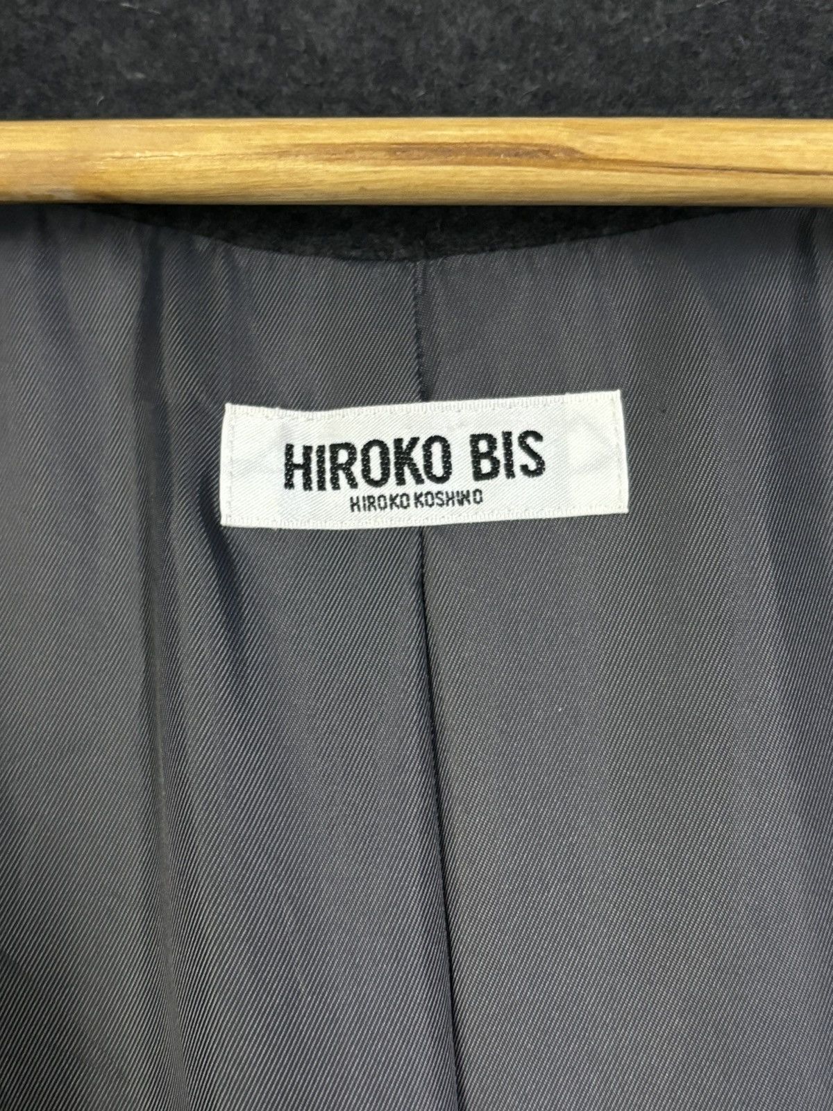 Hiroko Koshino Homme Hiroko BIS Wool Blend Overcoat by Designer Hiroko Koshino Size M / US 6-8 / IT 42-44 - 18 Thumbnail