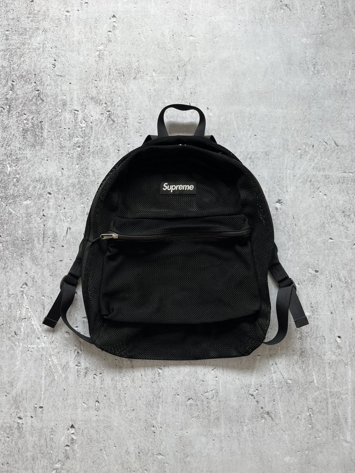 Supreme Mesh Backpack | Grailed