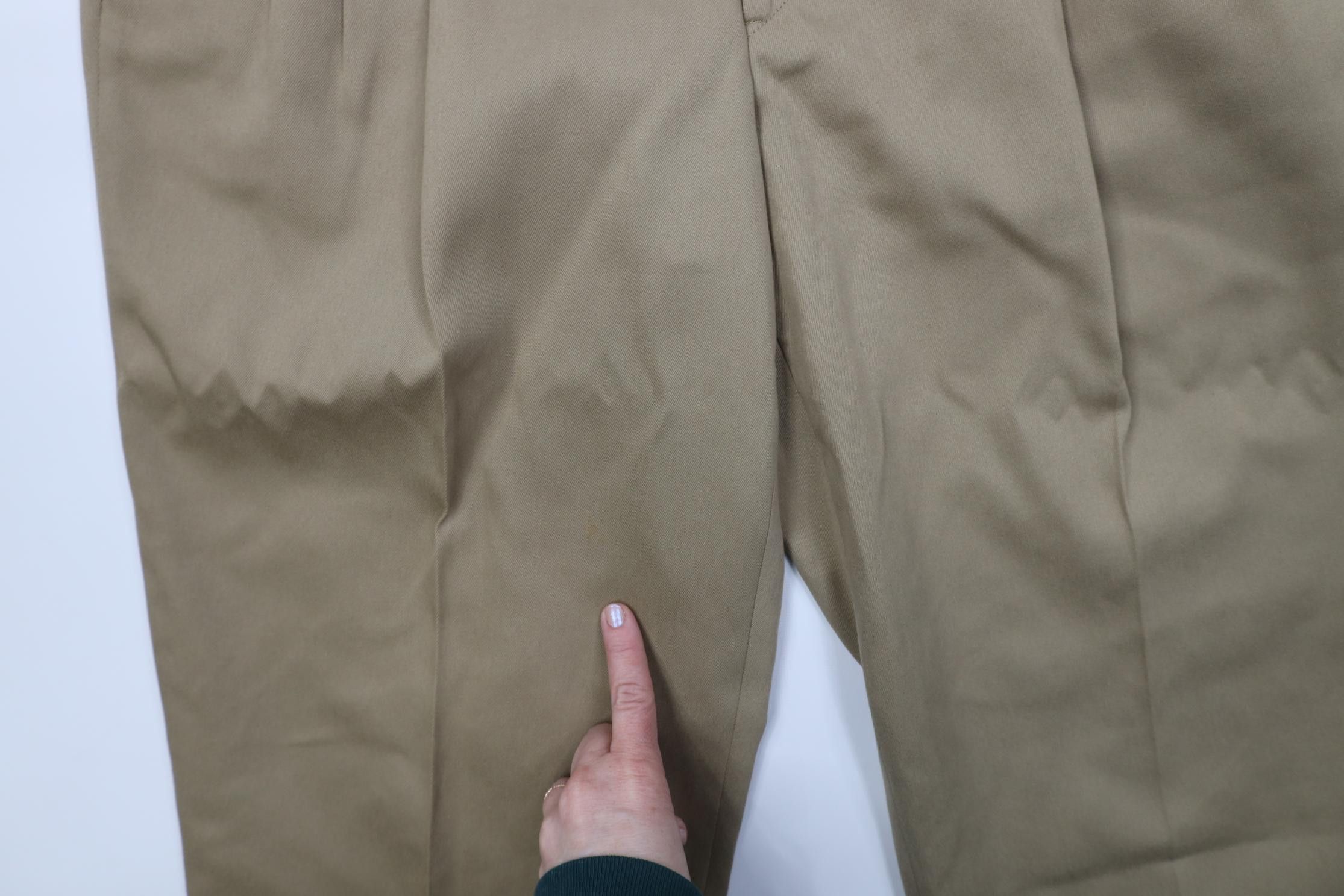 Vintage Vintage 90s Streetwear Wide Leg Chino Pants Trousers Beige Size US 36 / EU 52 - 6 Thumbnail