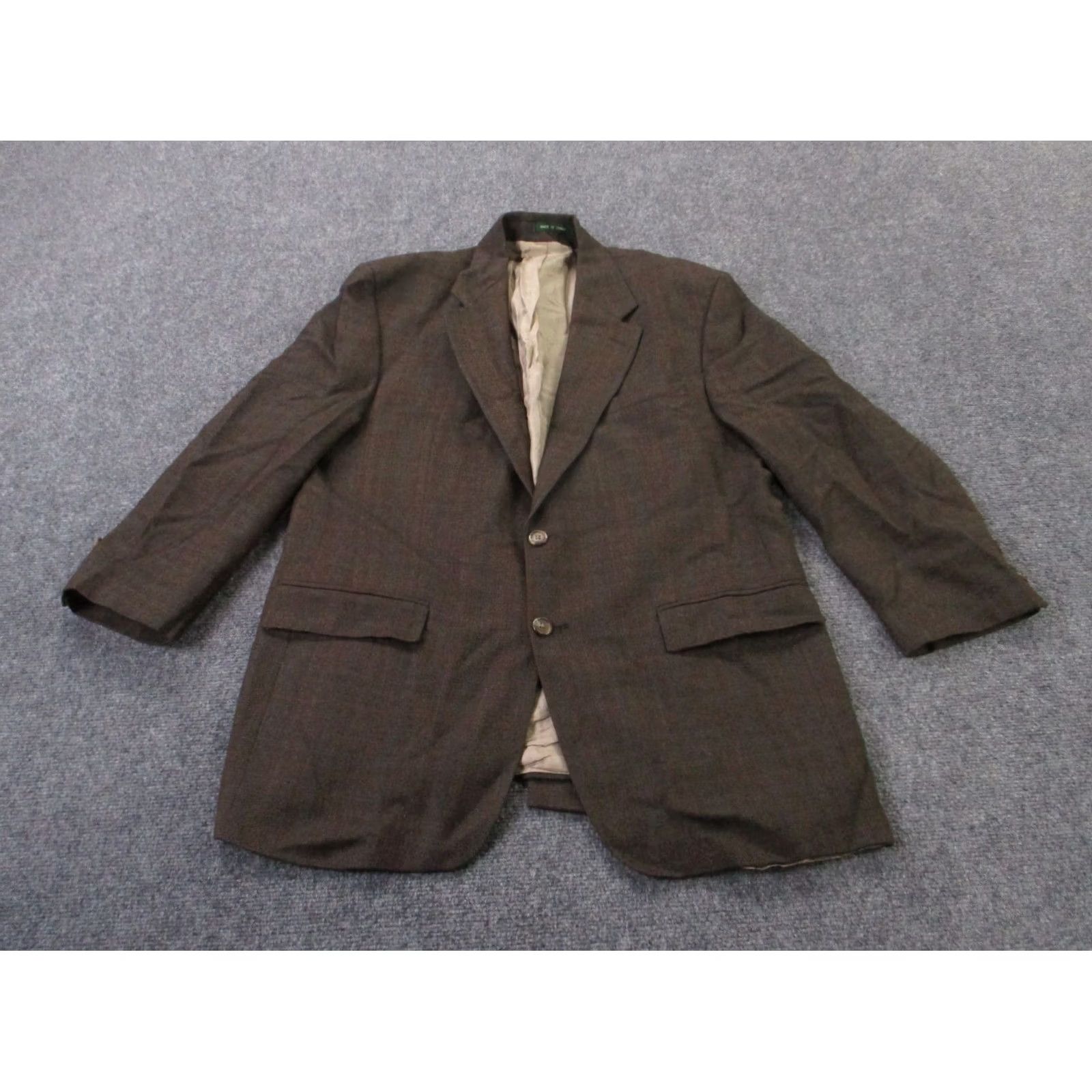 Ralph Lauren Ralph Lauren Jacket Mens 43R Brown Wool Sport Blazer Coat Business Lord Taylor Jacket Mens 43 Brown Wool Sports Blazer Size 46R - 2 Thumbnail