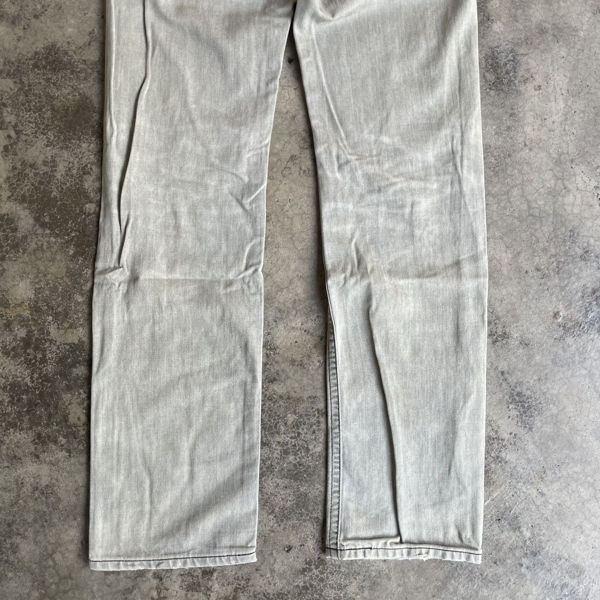Wrangler 🔥Vintage Wrangler Stoned Washed Ripped Distress Denim Jeans Size US 31 - 6 Thumbnail