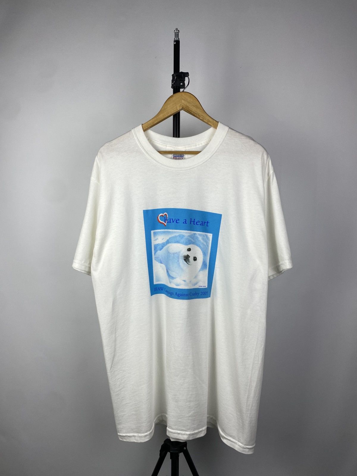Vintage 2005 Campaign Against Cruelty IFAW Animal Graphic T-Shirt Size US L / EU 52-54 / 3 - 1 Thumbnail