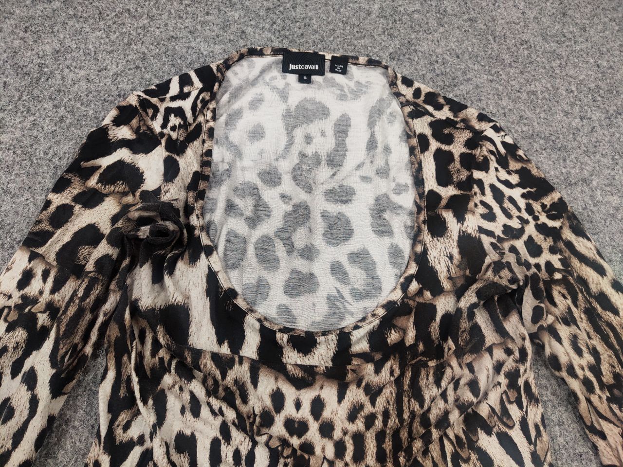 Just Cavalli Vintage Just Roberto Cavalli Leopard Print Midi body Dress Size S / US 4 / IT 40 - 8 Thumbnail
