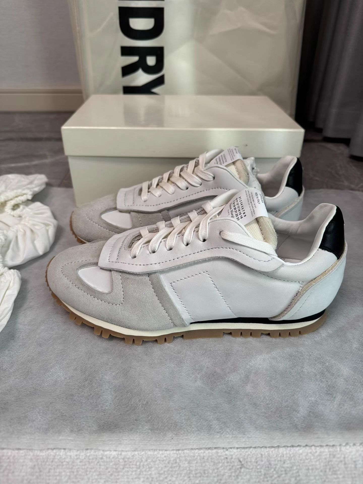 Maison Margiela Maison Margiela Deconstructed German Trainer Sneakers K6 Size US 8 / IT 38 - 1 Thumbnail