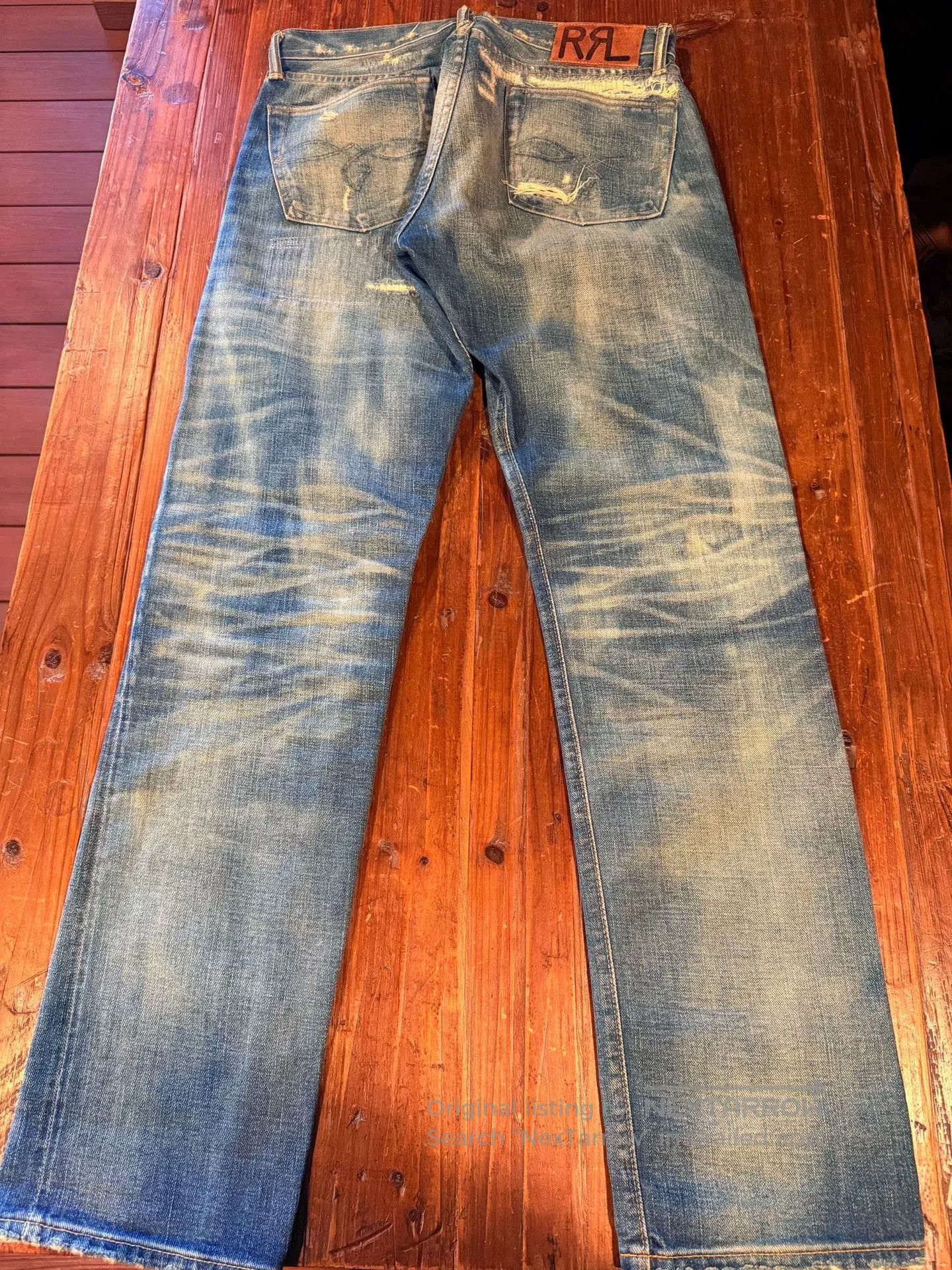 RRL Ralph Lauren RRL Double RL 30x30 Distressed Jeans. Size US 30 / EU 46 - 2 Thumbnail