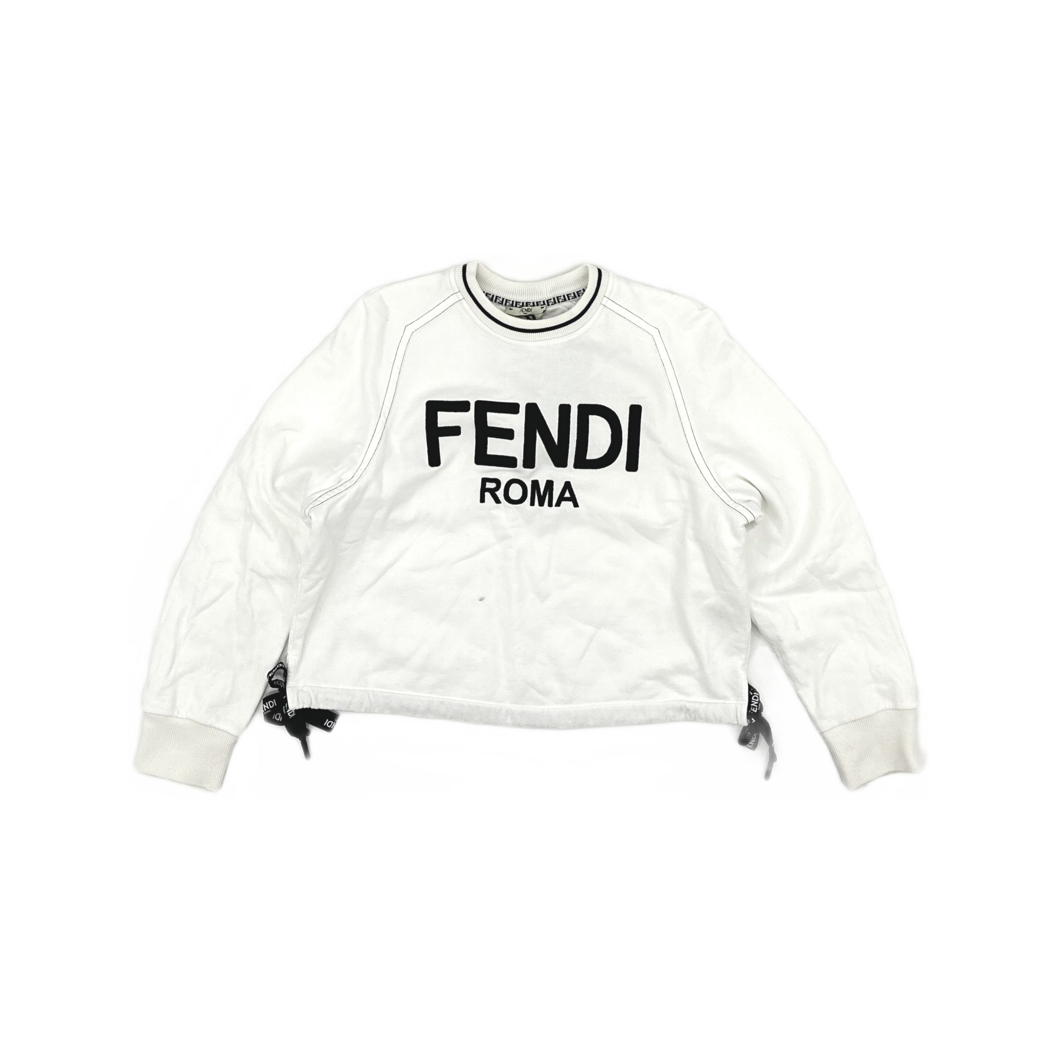 Fendi Fendi Roma Logo Sweatshirt Size XS Size XS / US 0-2 / IT 36-38 - 1 Thumbnail