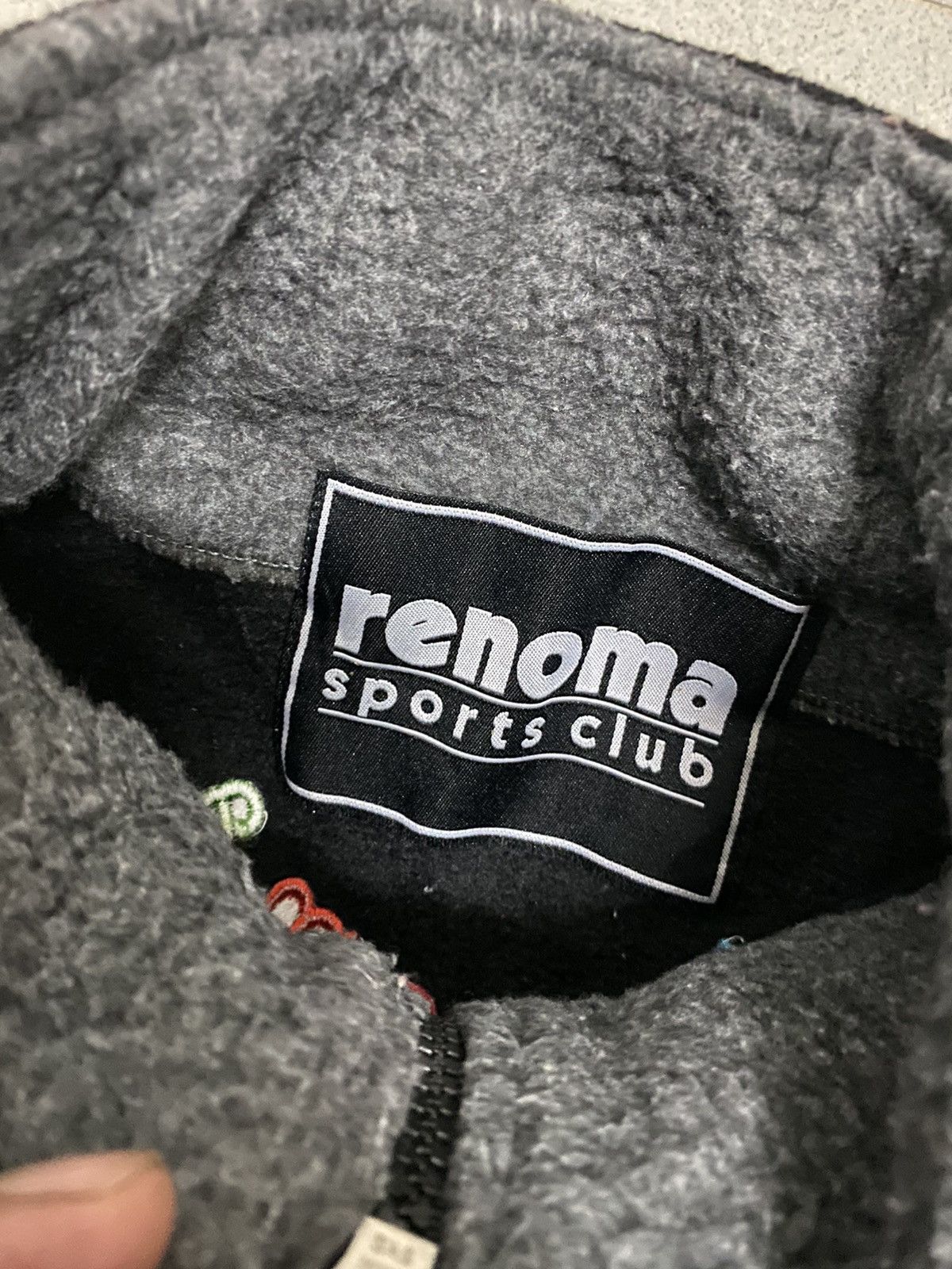 Japanese Brand × Renoma × Vintage Vintage Renoma Rainbow Sport Club Fleece Half Zipper Jacket Size US S / EU 44-46 / 1 - 4 Thumbnail