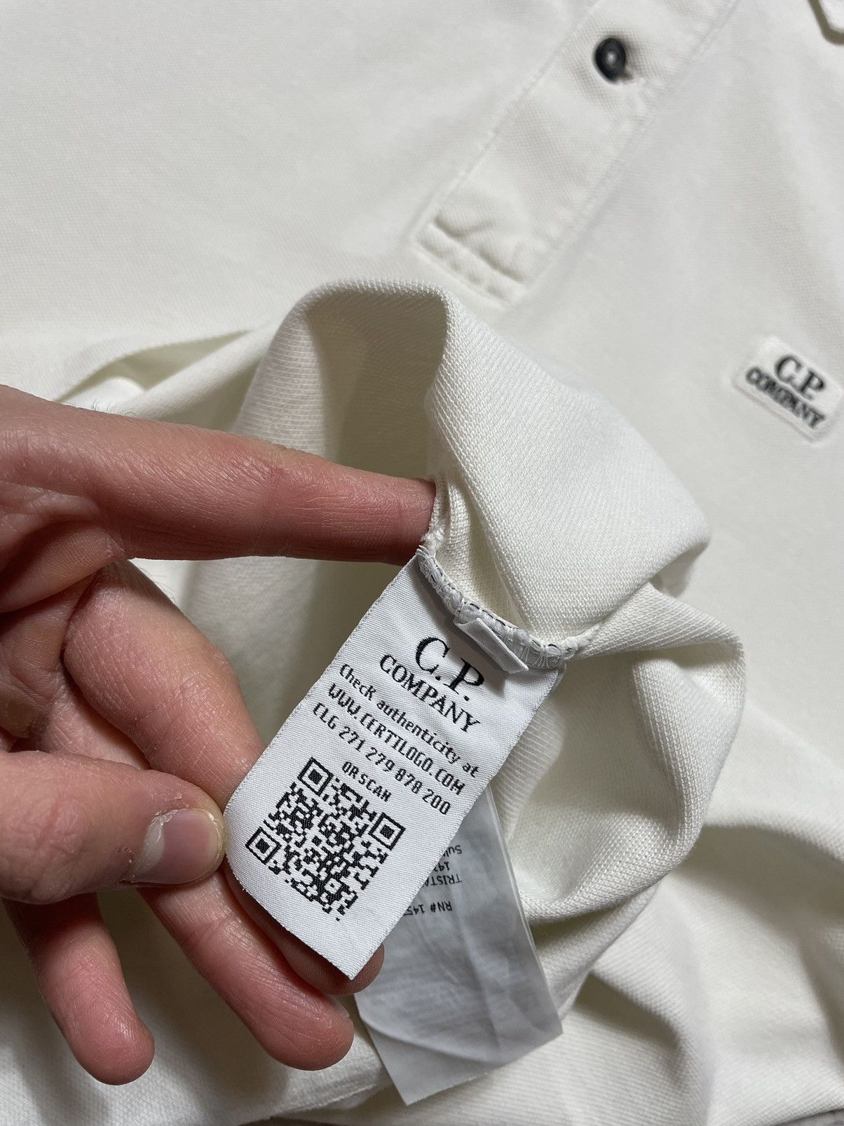 C.P. Company Vintage Polo Shirt C.P Company White Casual Size US XL / EU 56 / 4 - 10 Thumbnail