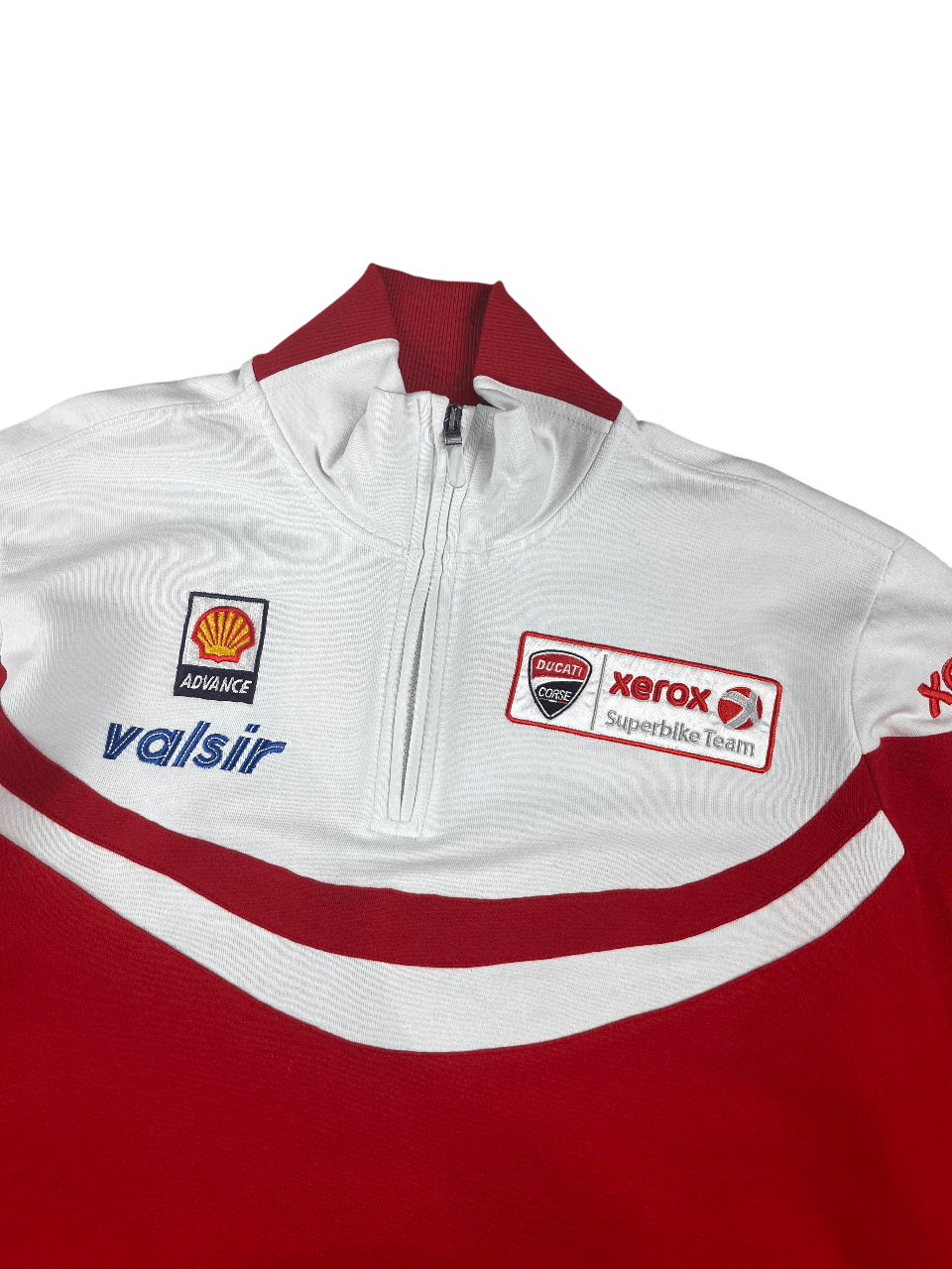 Ducati × Vintage Vintage Ducati Half Zip Sweatshirt XL Size US XL / EU 56 / 4 - 3 Thumbnail
