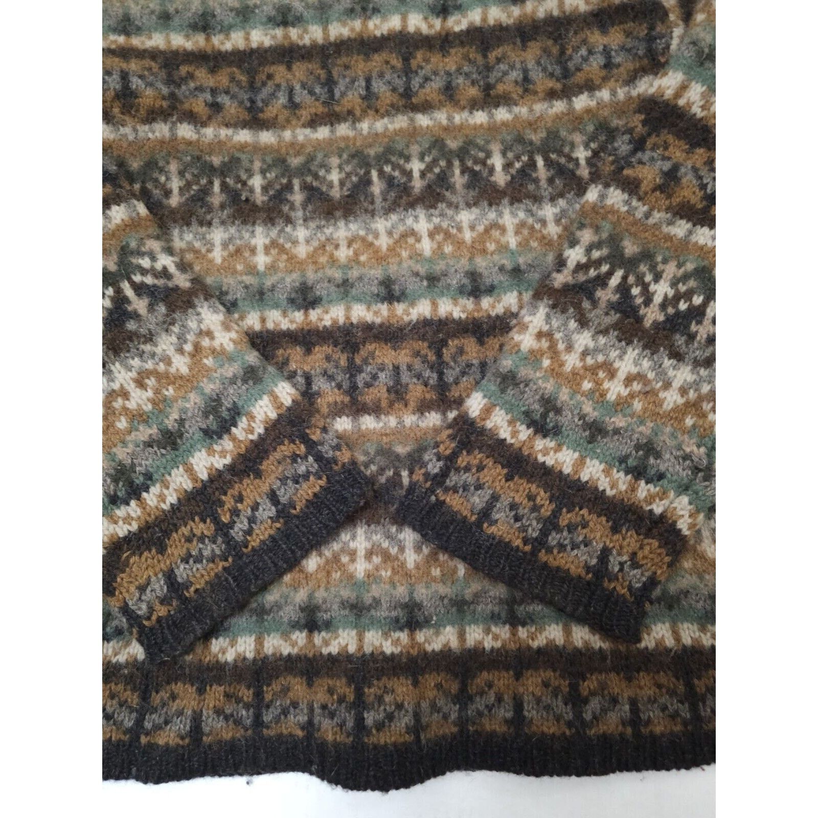 J.Crew J Crew 100% Wool Nordic Crewneck Heavy Chunky Size L / US 10 / IT 46 - 5 Thumbnail