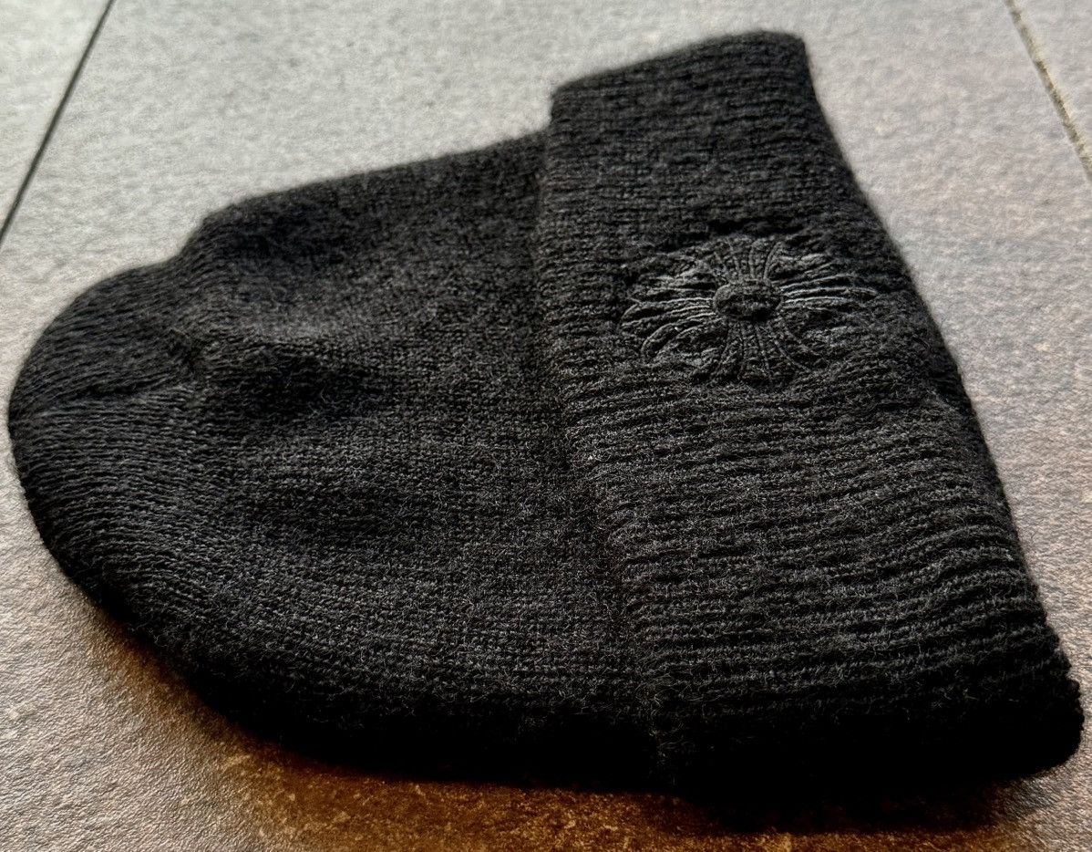 Chrome Hearts Chrome Hearts - + CROSS - Black Wool - Beanie Size ONE SIZE - 3 Thumbnail