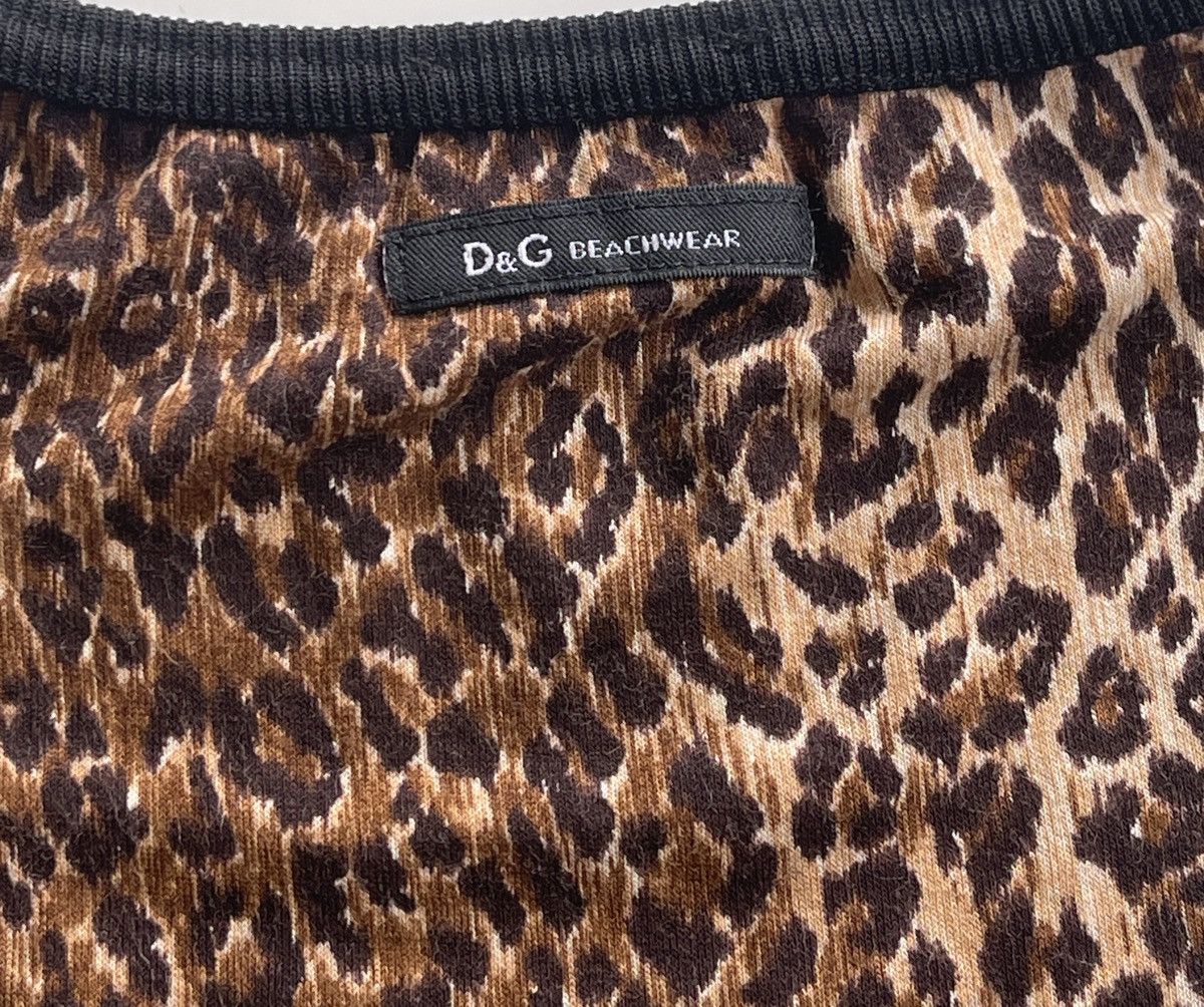 Dolce & Gabbana D&G Viscose Leopard Print Beachwear Size S / US 4 / IT 40 - 5 Thumbnail