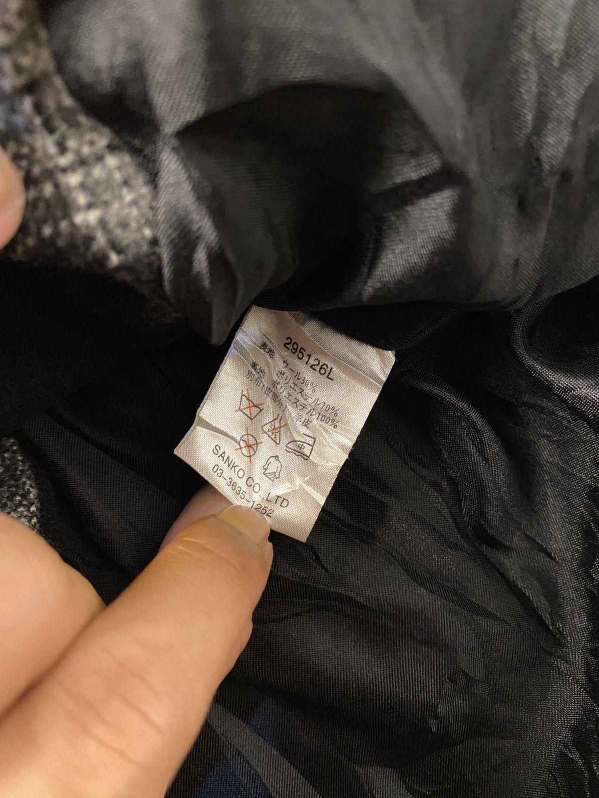 JACKROSE Jackrose Asymmetrical Bono Wool Jacket Checkered Multipocket Size US M / EU 48-50 / 2 - 14 Thumbnail