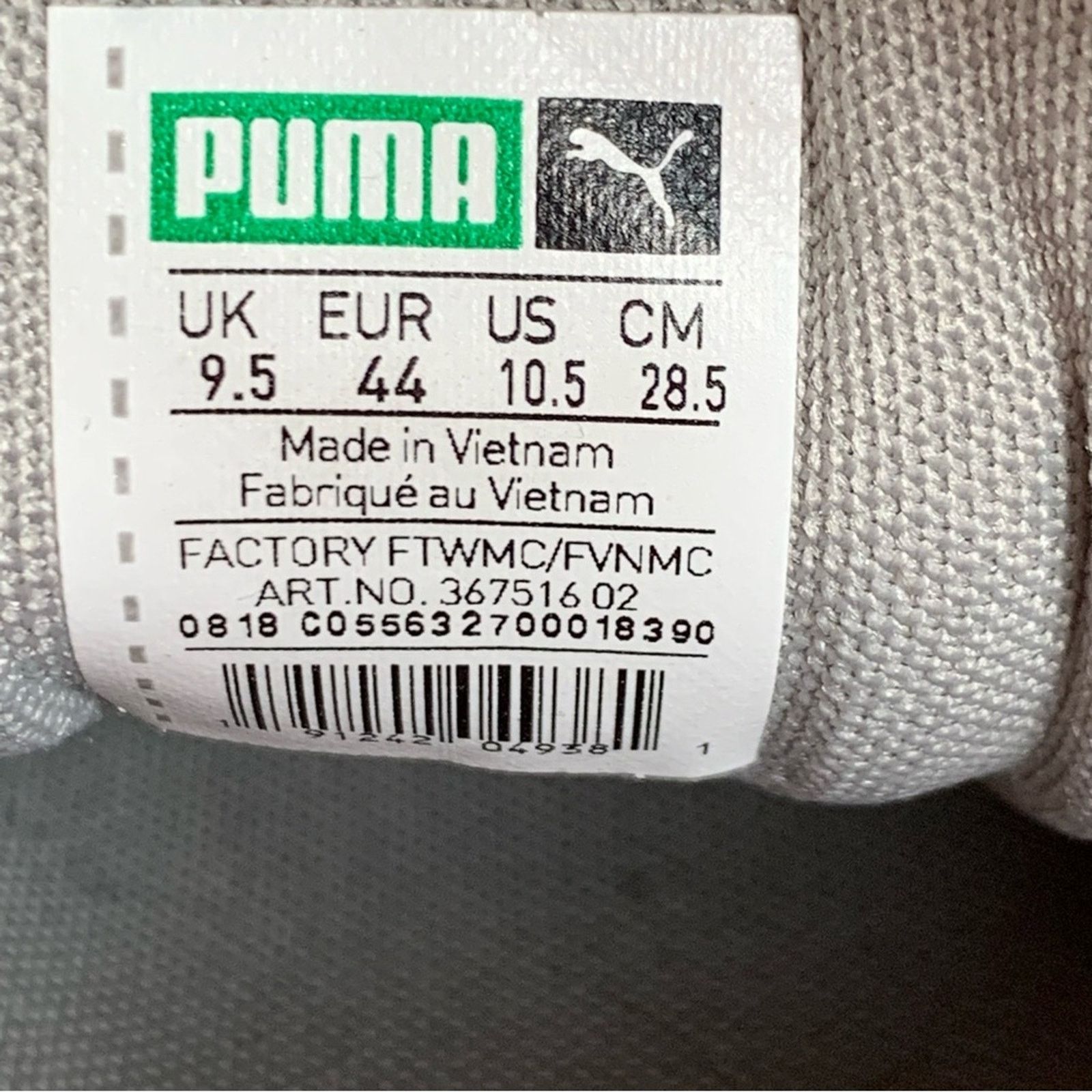 Puma MENS PUMA THUNDER SPECTRA DRIZZLE SHOES SZ 9.5 NICE LEATHER Size US 9.5 / EU 42-43 - 7 Thumbnail