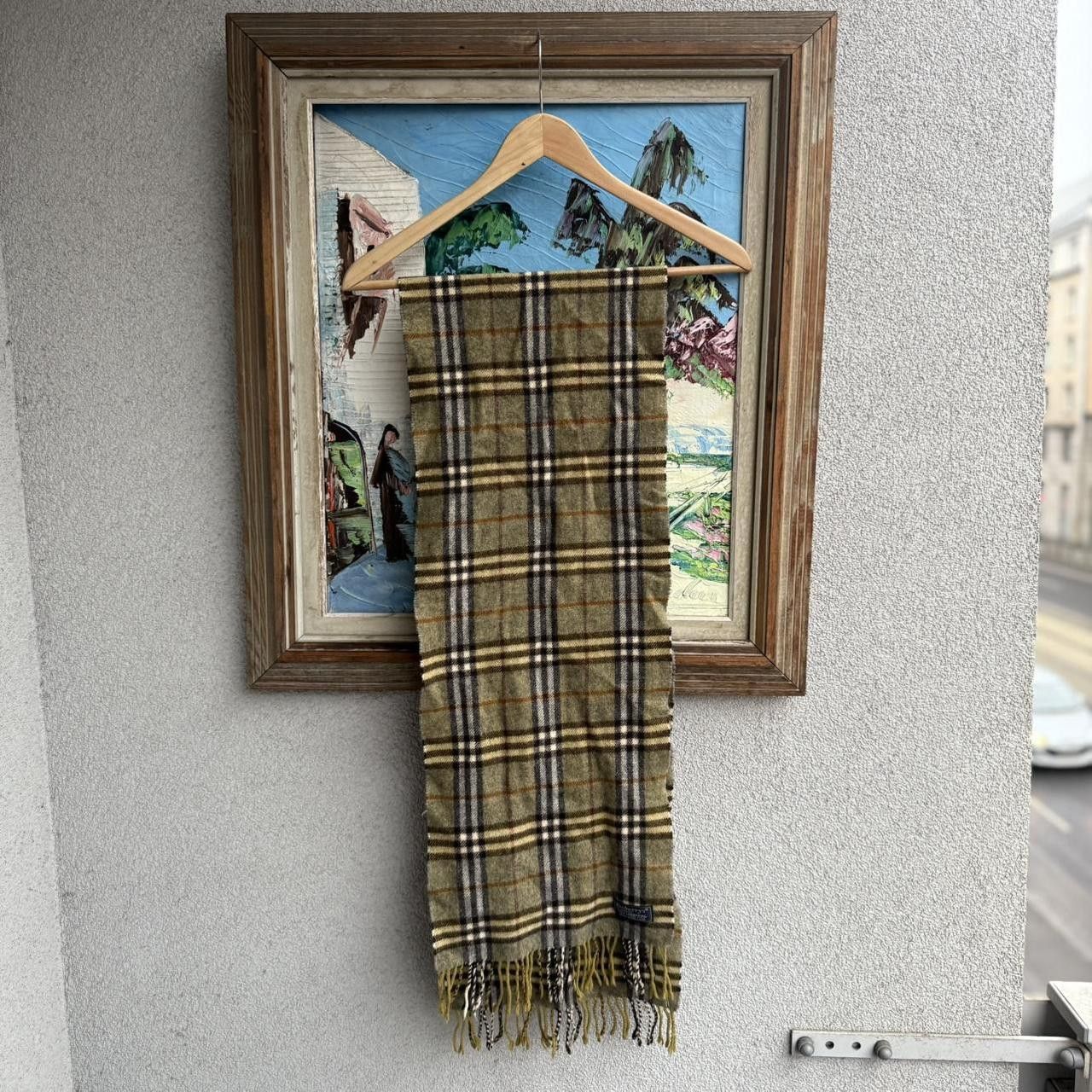 Burberry Burberry Wool Scarf Brown Long Casual Preppy Nova Check Size ONE SIZE - 1 Thumbnail