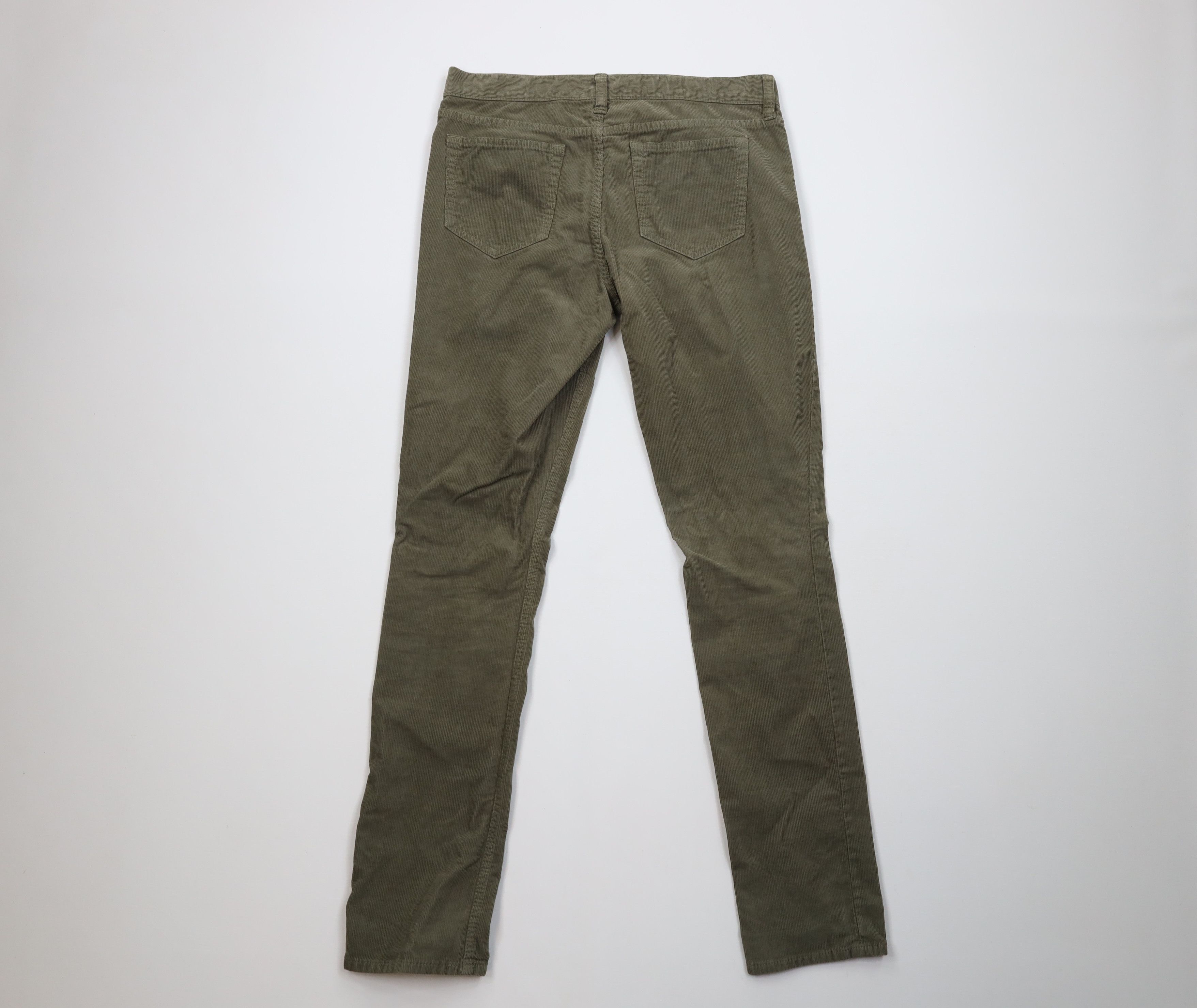 J.Crew J Crew Reid Skinny Straight Leg Corduroy Chino Pants Green Size 28" / US 6 / IT 42 - 9 Thumbnail