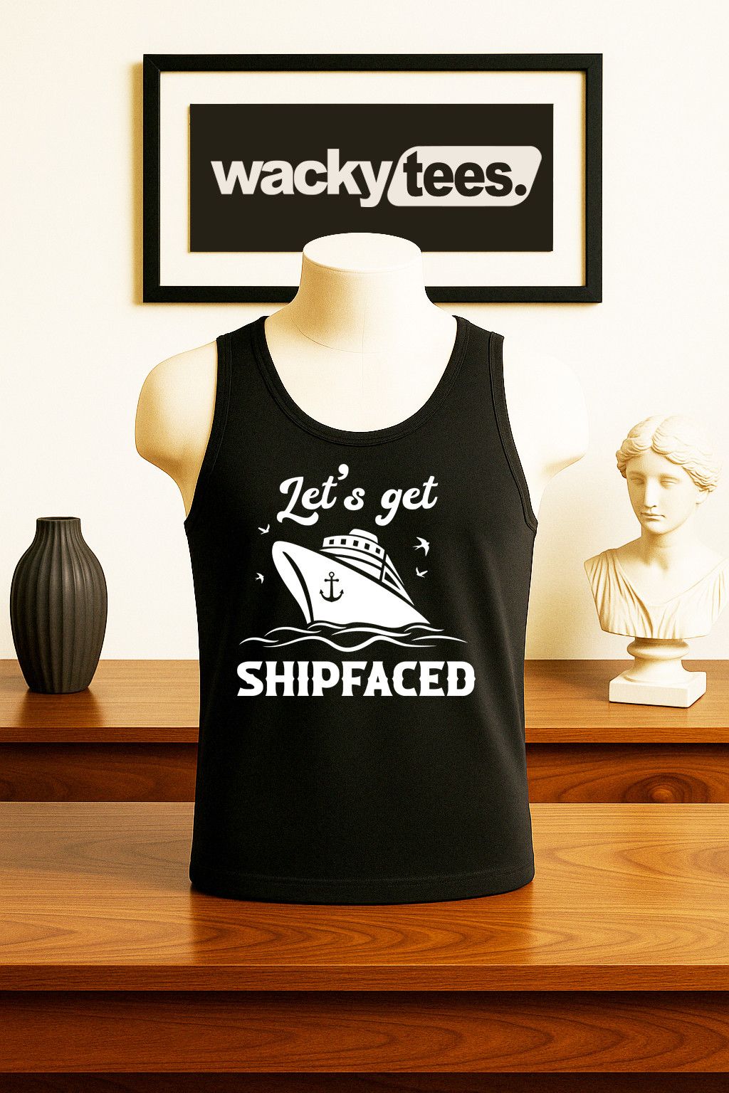 Other Lets Get Ship faced Cruise Cruising Graphic Tee Shirt Size US L / EU 52-54 / 3 - 2 Thumbnail