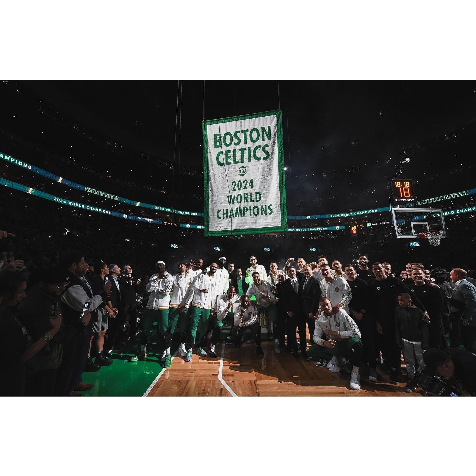 NBA Boston Celtics v New York Knicks 10/22/24 BannerNight Poster Size ONE SIZE - 7 Thumbnail