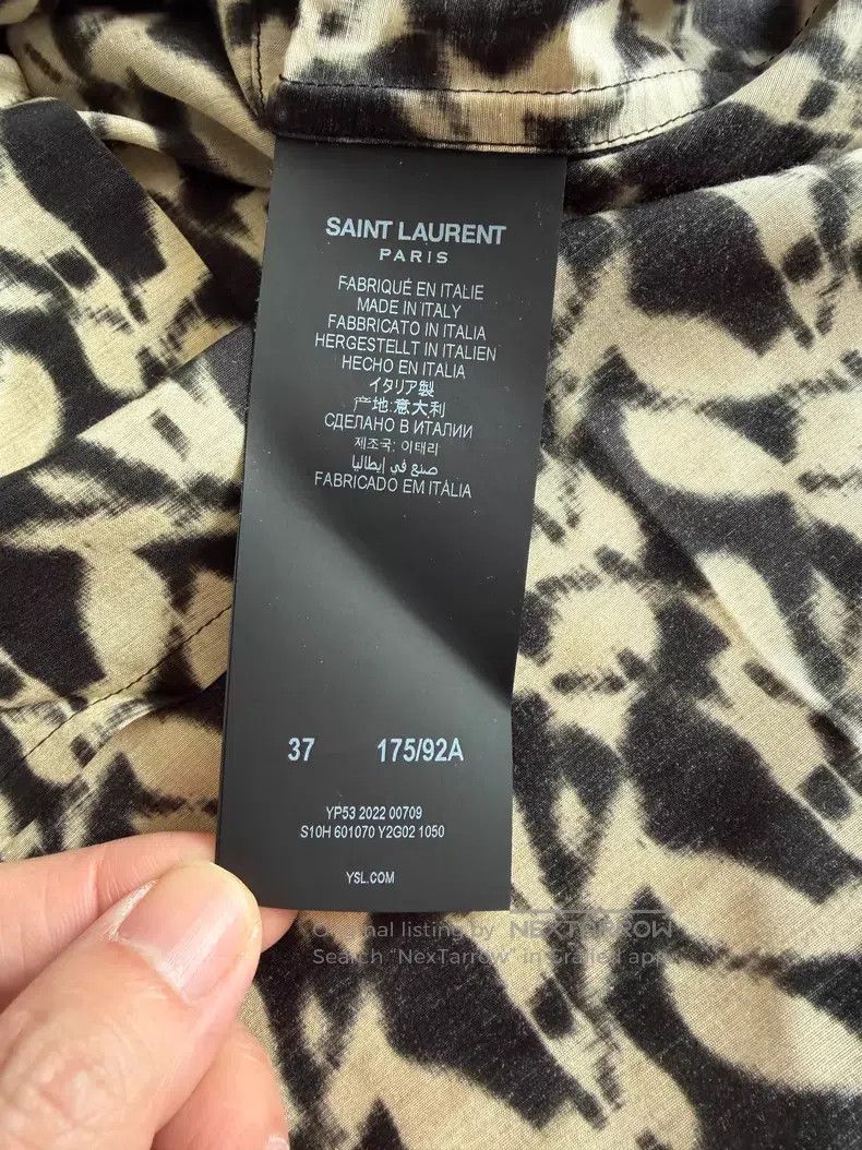 Saint Laurent Paris Saint Laurent Paris size 37 Floral Shirt Size US M / EU 48-50 / 2 - 4 Thumbnail