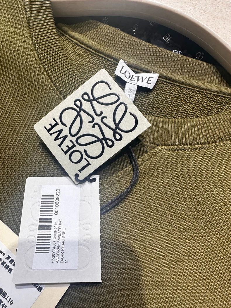 Loewe LOEWE Sweater khaki green Size M / US 6-8 / IT 42-44 - 2 Thumbnail