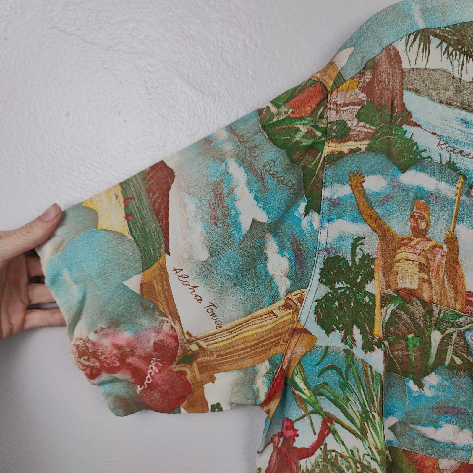 Other Vintage 40s 50s Brent Sportswear Hawaiian Rayon Shirt Size US L / EU 52-54 / 3 - 3 Thumbnail