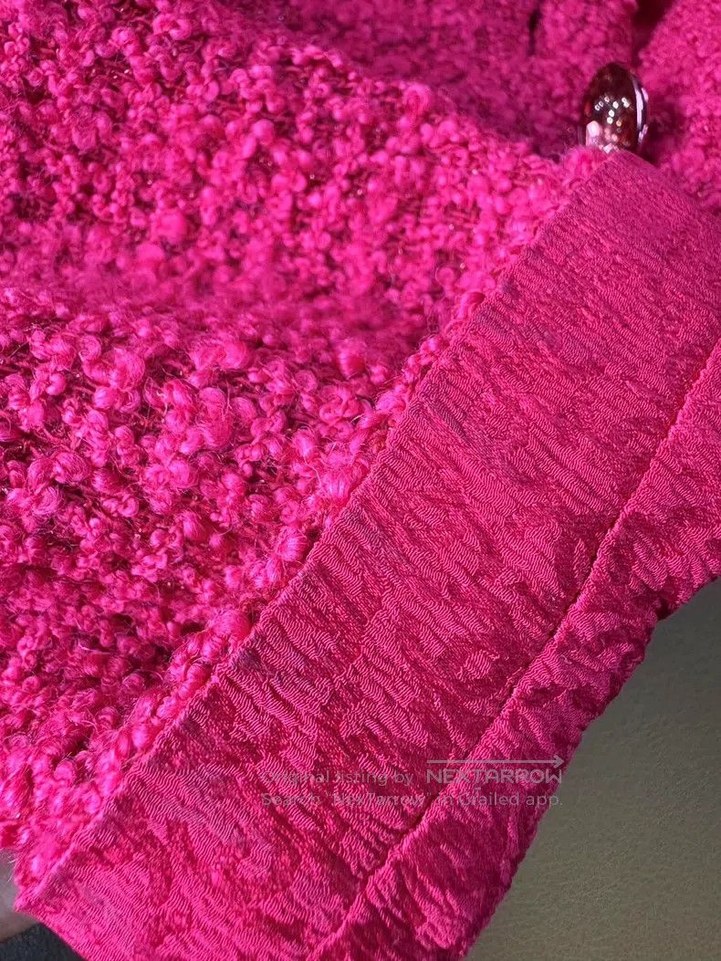 Chanel Chanel 21K rose red tweed short coat Size XS / US 0-2 / IT 36-38 - 8 Thumbnail