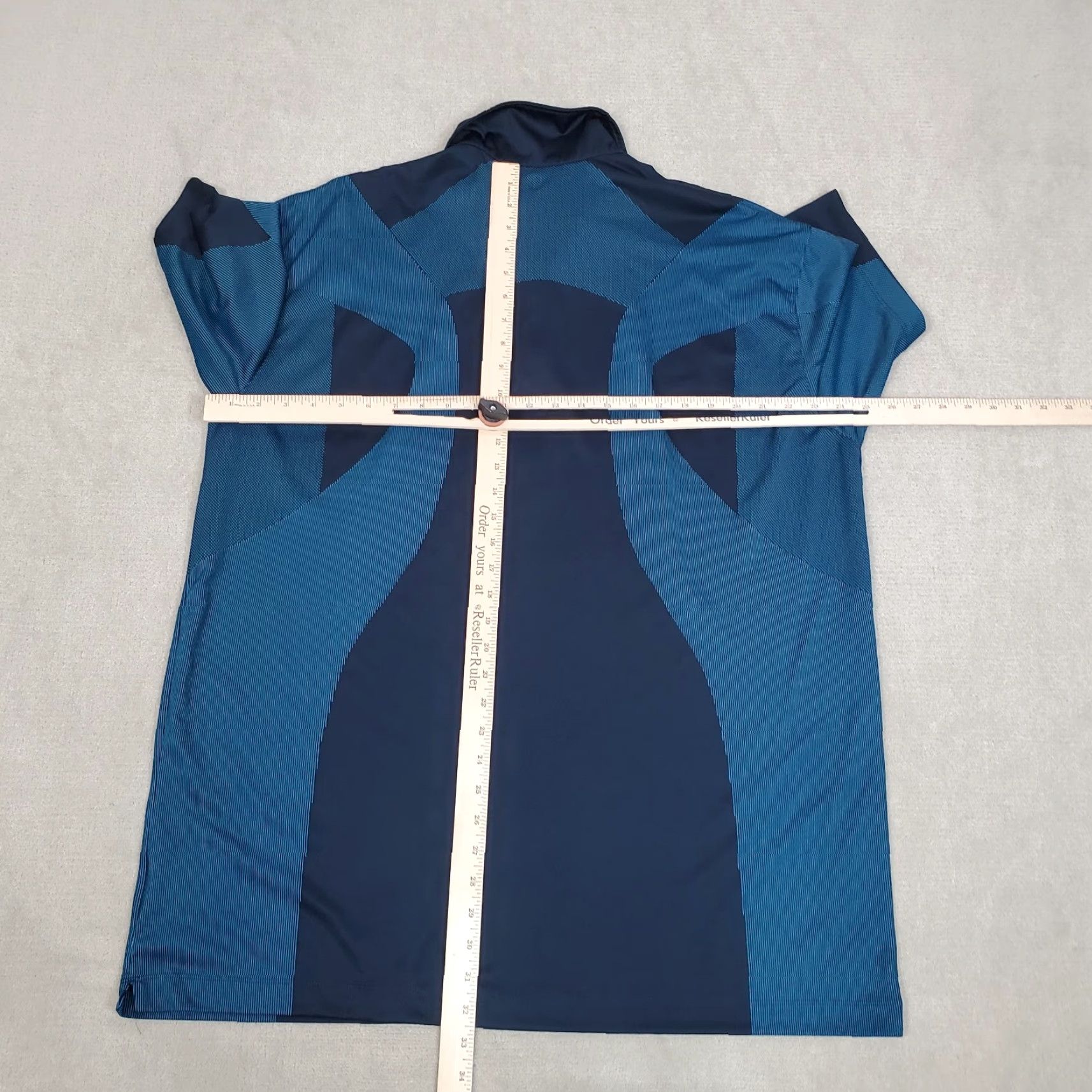 Nike Nike Polo Shirt Mens XXL 2XL Blue Short Sleeve 1/4 Zip Performance Stretch Golf Size US XXL / EU 58 / 5 - 4 Thumbnail