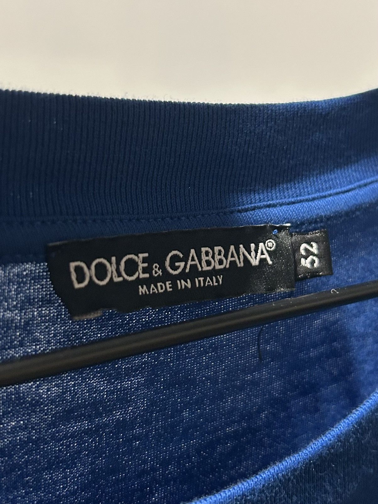 Dolce & Gabbana Dolce & Gabbana Plaque-Print Tee Size US L / EU 52-54 / 3 - 3 Thumbnail