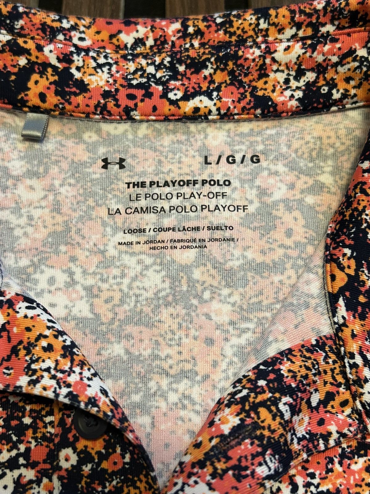 Under Armour Under Armour Floral Golf Polo Size US L / EU 52-54 / 3 - 3 Thumbnail