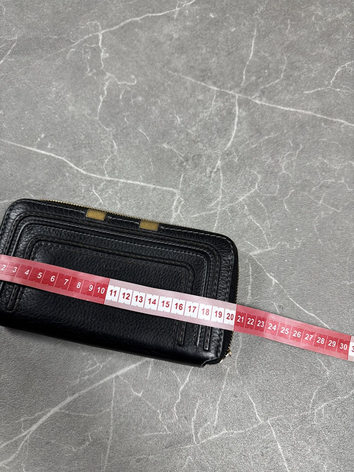 Chloe CHLOÉ Marcie Black Leather Continental Zip-Around Wallet Size ONE SIZE - 9 Thumbnail