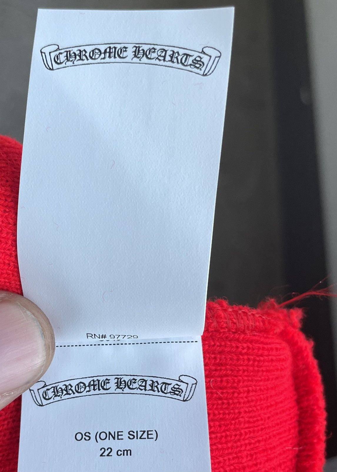Chrome Hearts Chrome Hearts Logo Beanie Size ONE SIZE - 6 Thumbnail