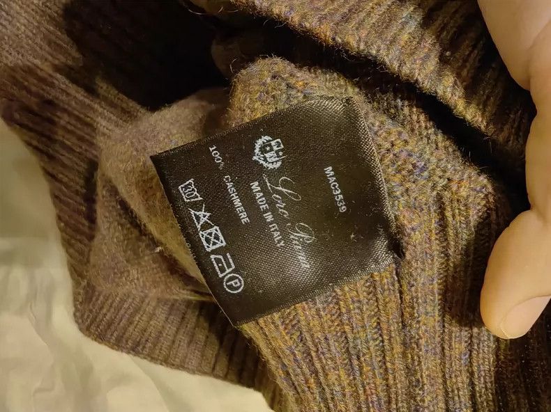 Loro Piana LORO PIANA size50 Brown cashmere sweater Size US M / EU 48-50 / 2 - 3 Thumbnail