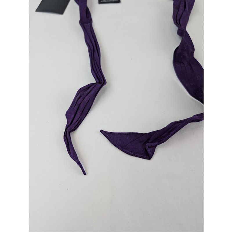 Saint Laurent Paris o1rshd1 Q:4 / Size: OS / Foulard Cravate Cour Scarf Purple Size ONE SIZE - 3 Thumbnail