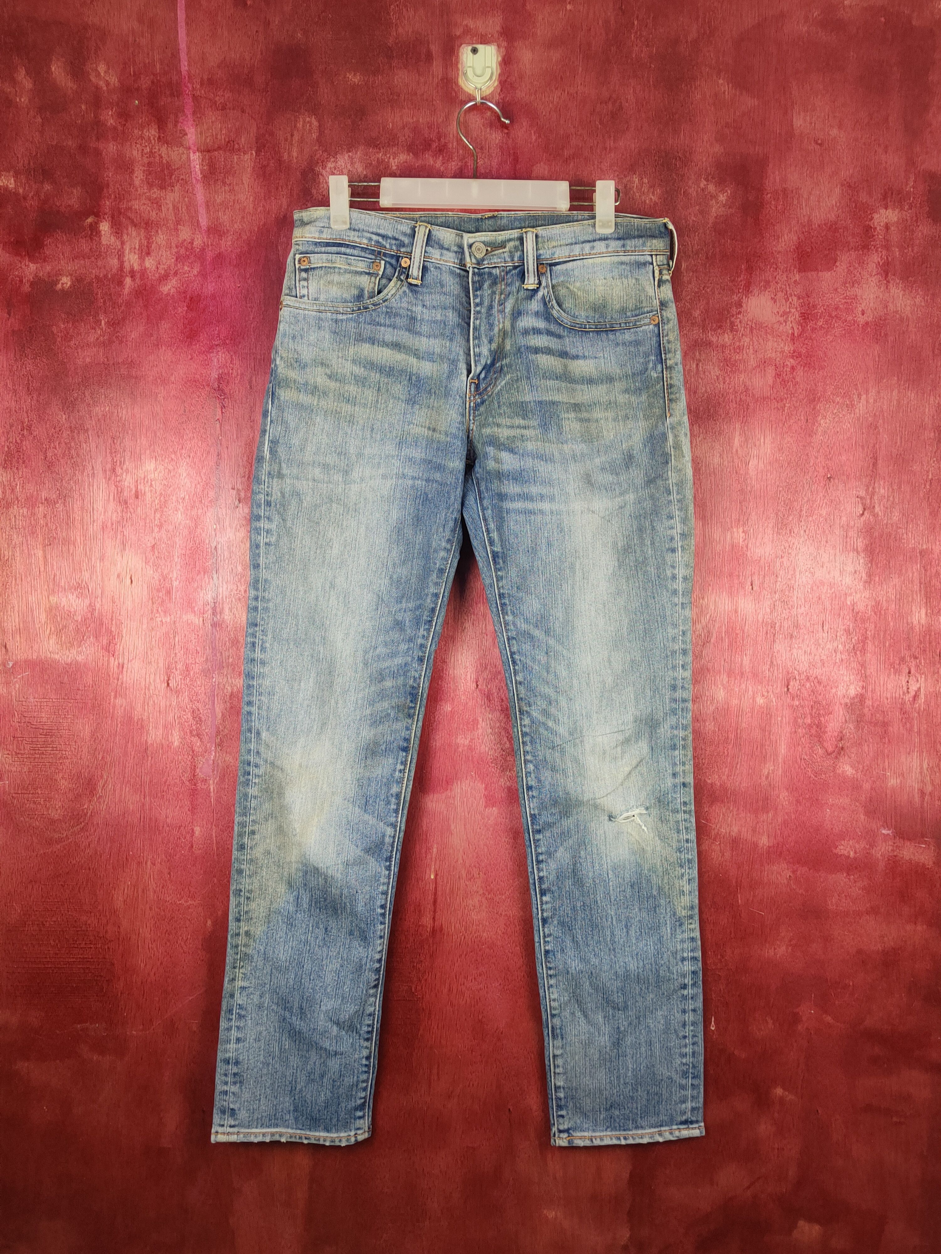 Levi's Levi's Blue Faded Distressed Ripped Jeans #S1878 Size US 31 - 1 Thumbnail