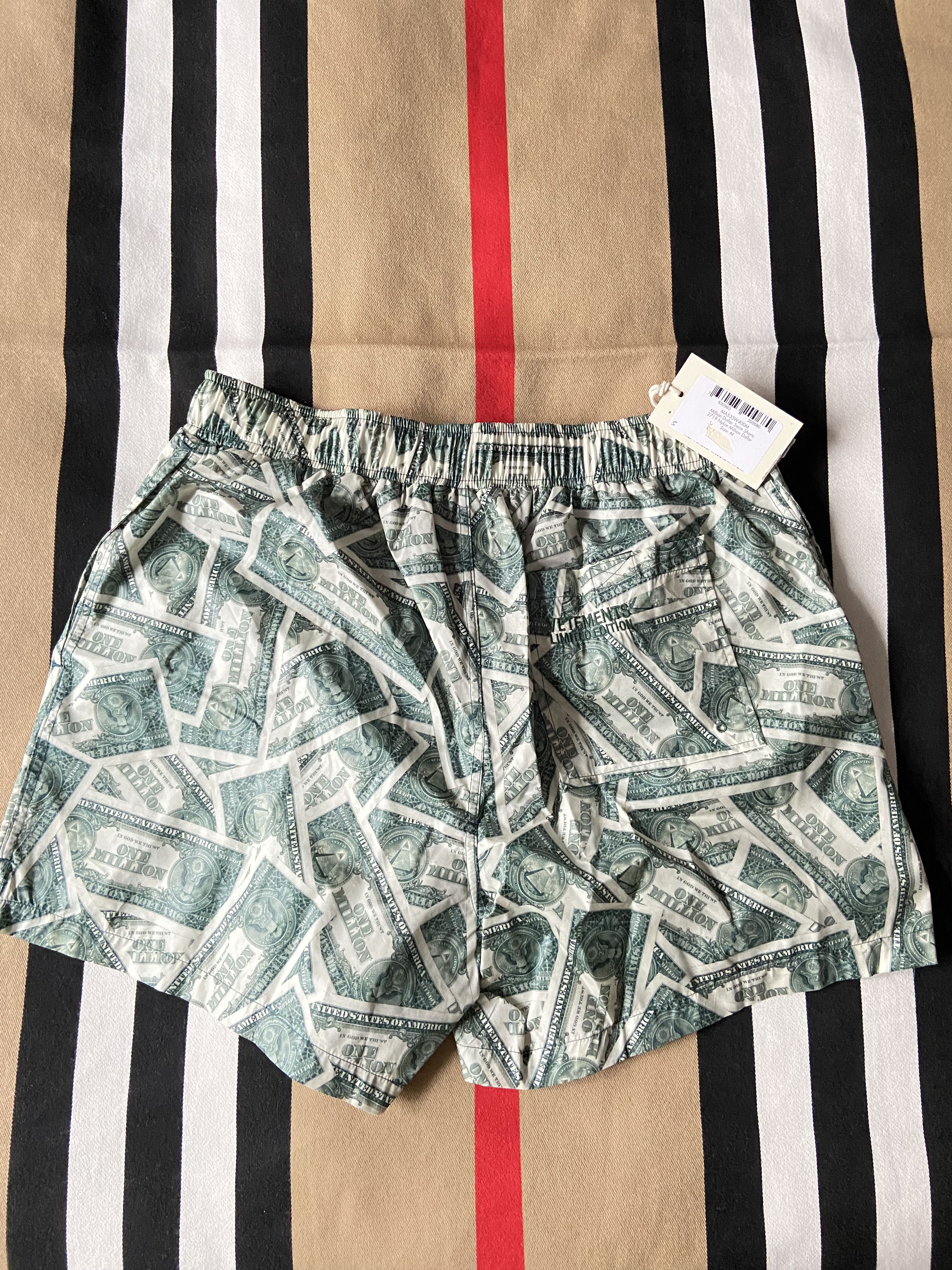 Vetements NEW VETEMENTS Million Dollar Swim Trunks | Grailed
