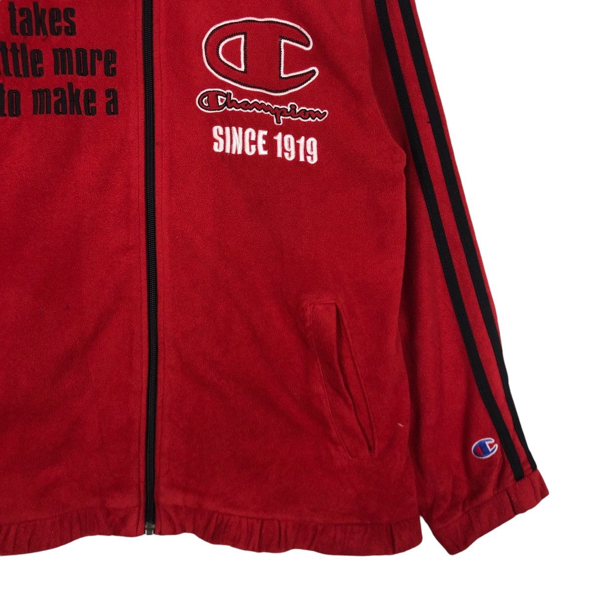 Champion × Japanese Brand × Vintage Champion Fleece Sweatshirt Jacket Medium #A3 Size US M / EU 48-50 / 2 - 4 Thumbnail