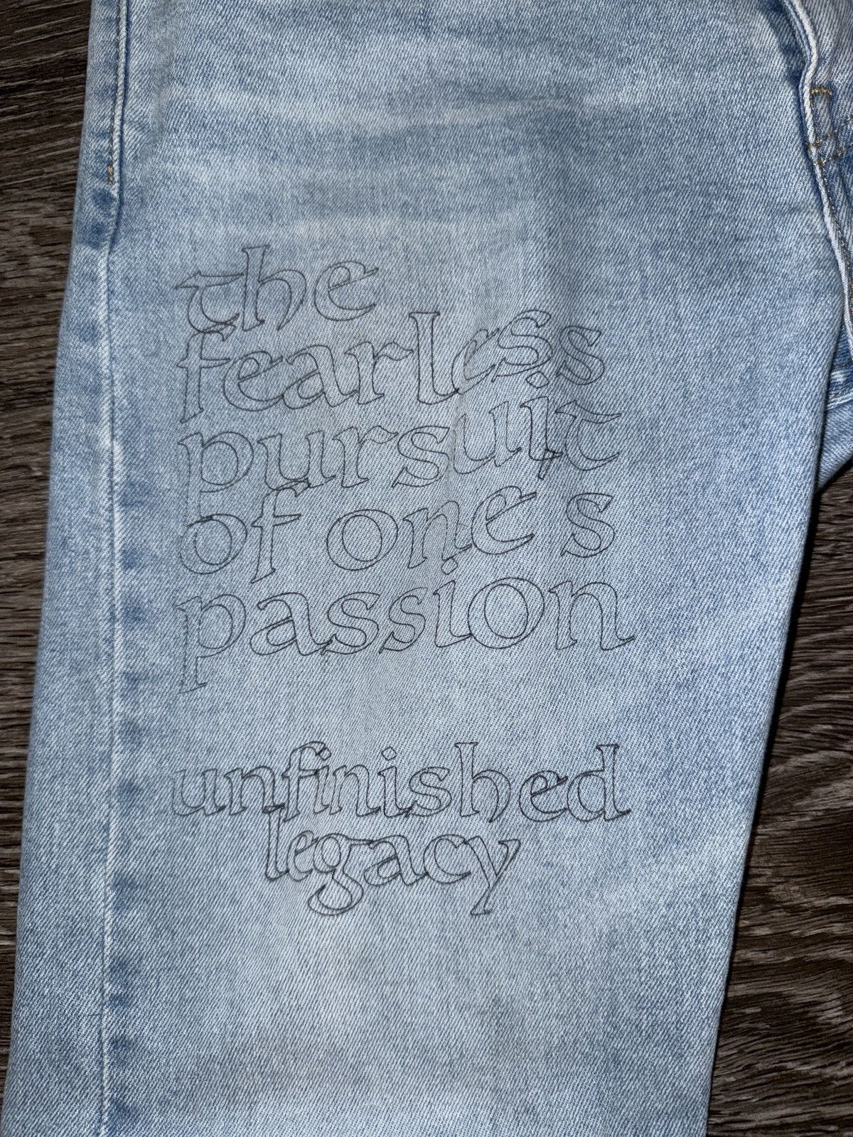 Levi's × UNFINISHED LEGACY *RARE* Unfinished Legacy x Levi’s “The Fearless Denim” Size US 32 / EU 48 - 4 Thumbnail
