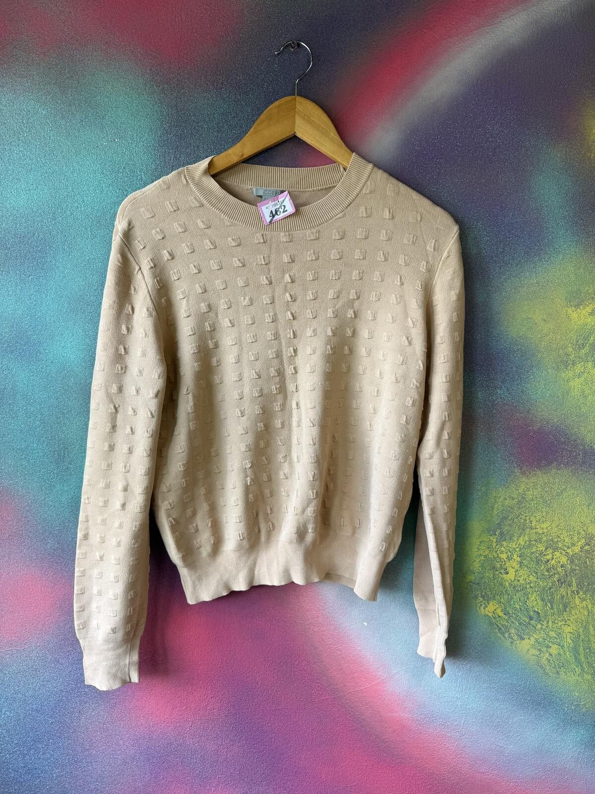 Other COS Camel Beige Textured Bobble stitch jumper Size US S / EU 44-46 / 1 - 1 Thumbnail