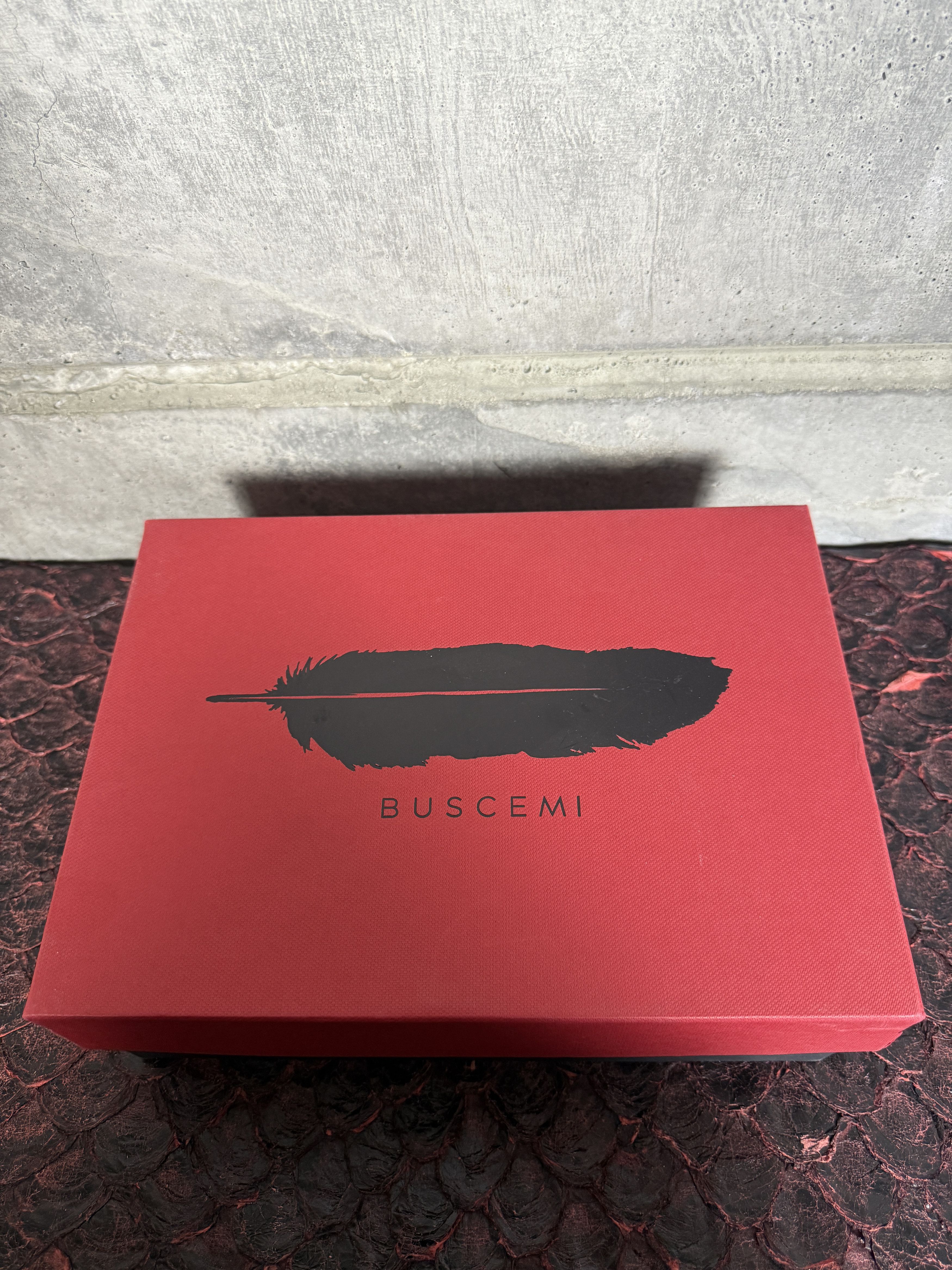 Buscemi $695 Buscemi 110MM FIEG Black & Red Size US 6 / IT 36 - 10 Thumbnail