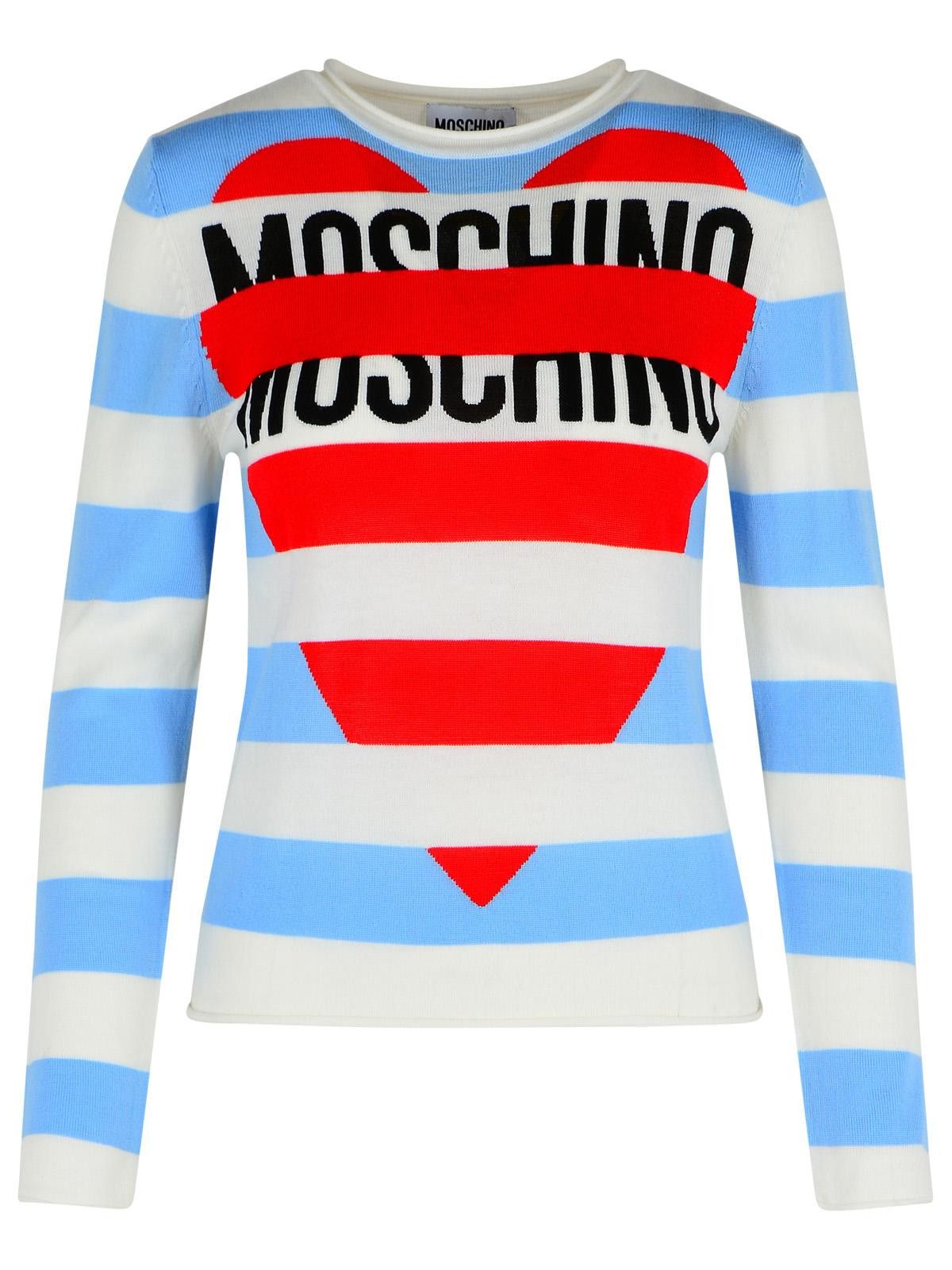 Moschino MOSCHINO JEANS Multicolor Virgin Wool Sweater Size S / US 4 / IT 40 - 1 Thumbnail