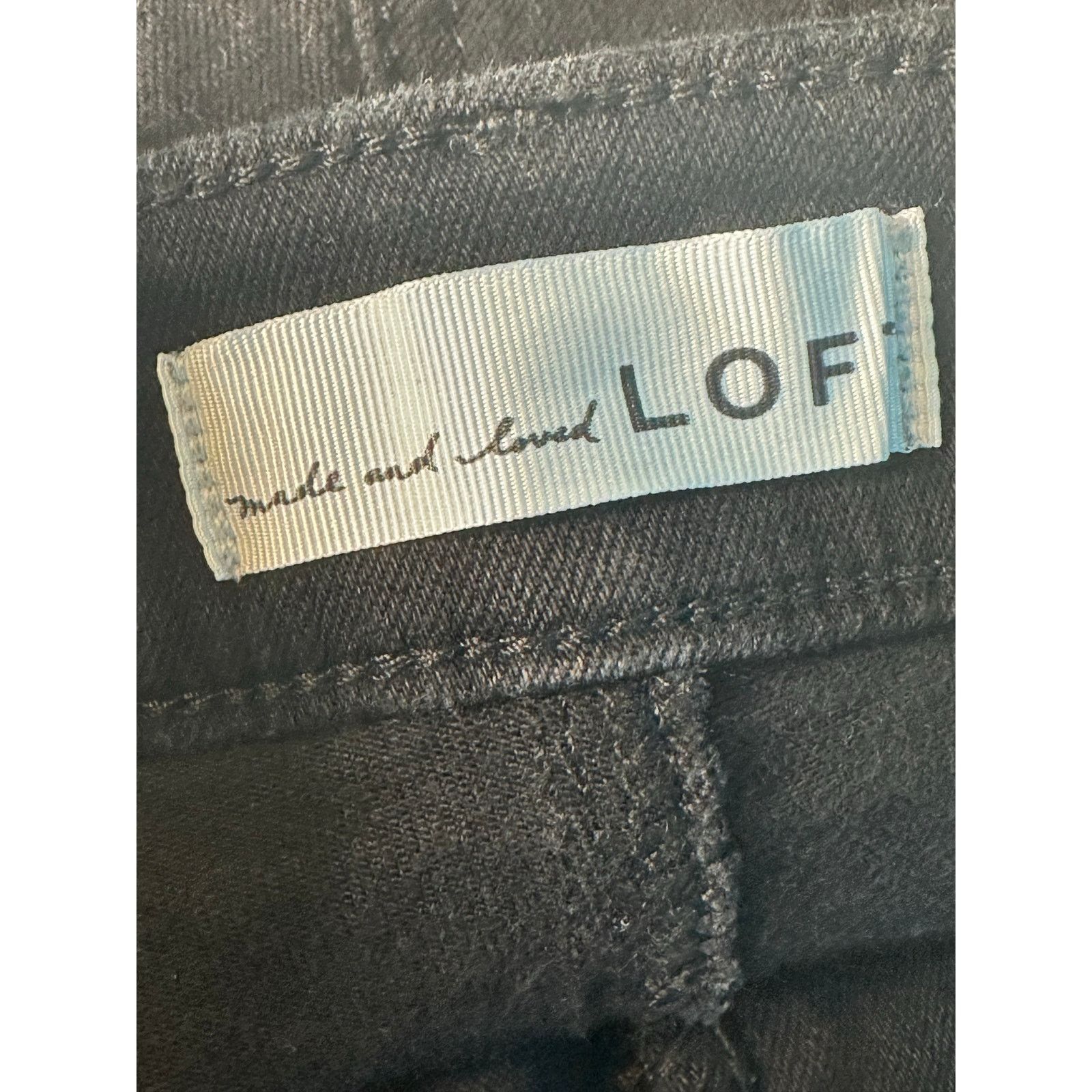 Loft Loft black skinny jeans size 6 Size 28" / US 6 / IT 42 - 5 Thumbnail