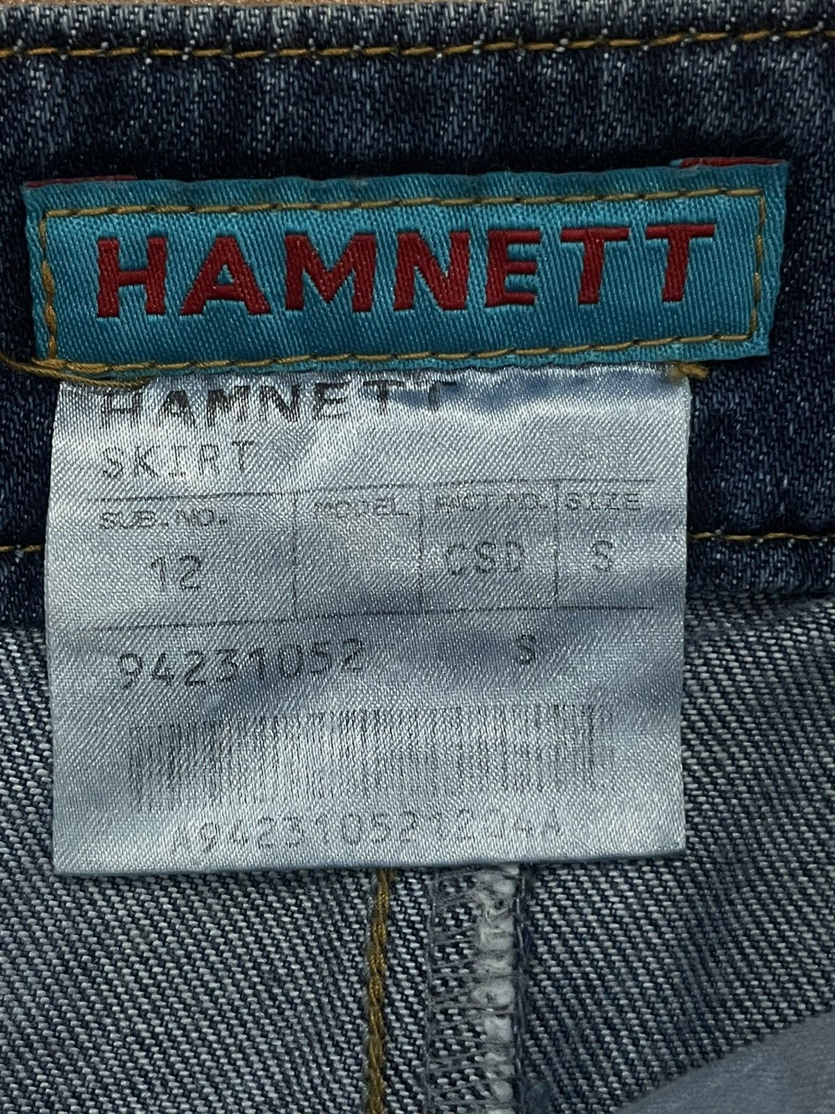 Katharine Hamnett London Hamnett Denim Mini Skirt Size 30" / US 8 / IT 44 - 3 Thumbnail