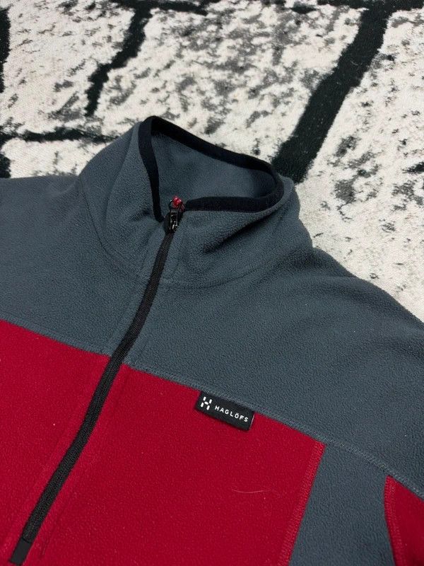 Haglofs Haglofs fleece red gray 42 XL Size XL / US 12-14 / IT 48-50 - 3 Thumbnail