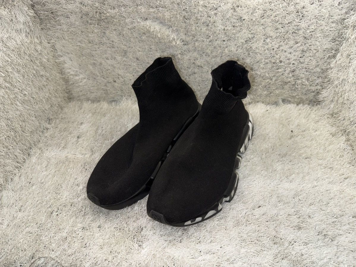 Balenciaga Balenciaga Speed Trainer 'Graffiti - Black' Size US 8 / EU 41 - 6 Thumbnail