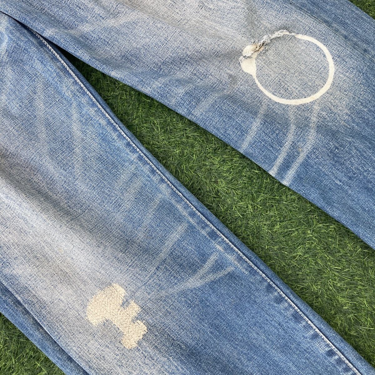 Levi's VINTAGE LEVI’S BIG E 501 SELVEDGE DISTRESSED JEANS Size US 32 / EU 48 - 8 Thumbnail