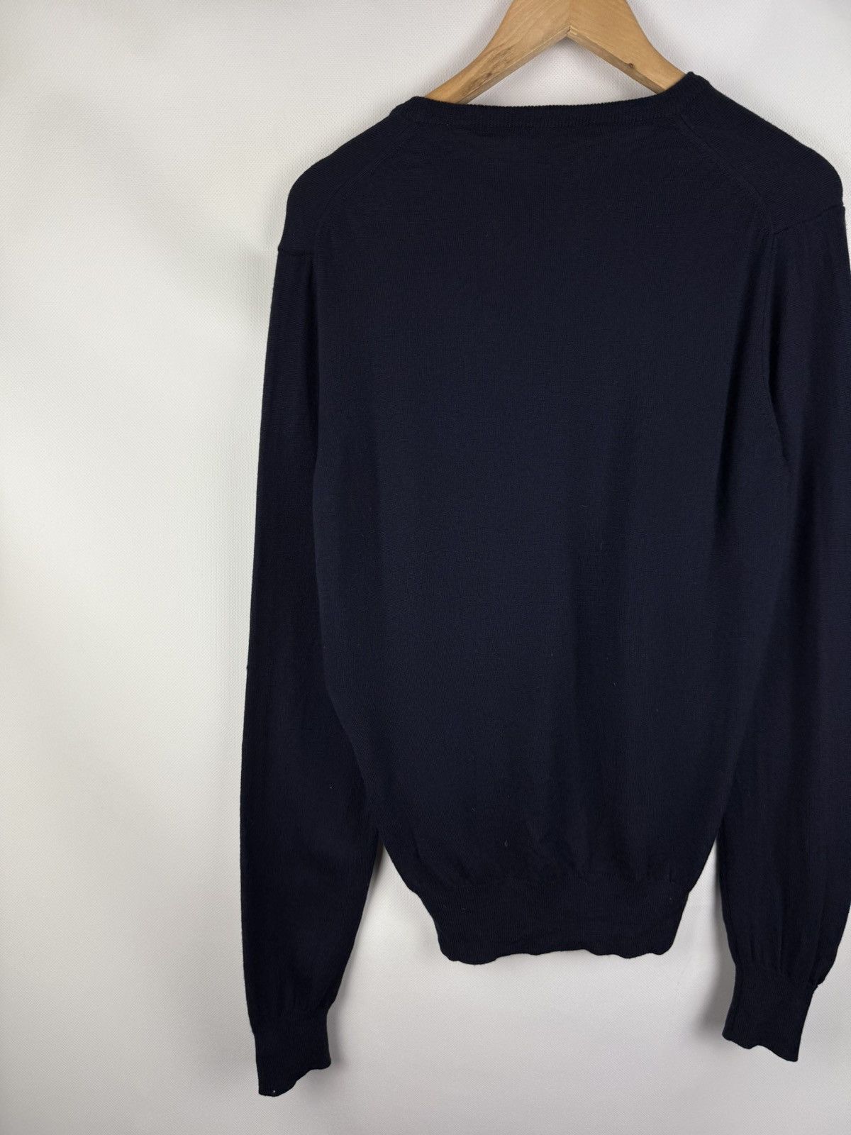 Versace Versace Collection Wool Crewneck Light Sweater Pullover Size US L / EU 52-54 / 3 - 16 Thumbnail