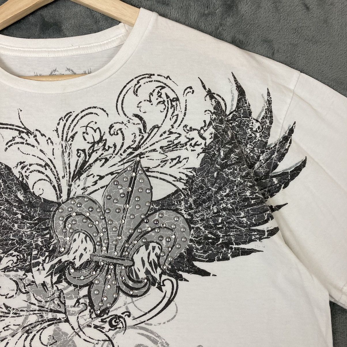 Affliction Crazy Vintage Y2K Affliction Style Opium Cyber Goth T Shirt Size US L / EU 52-54 / 3 - 4 Thumbnail