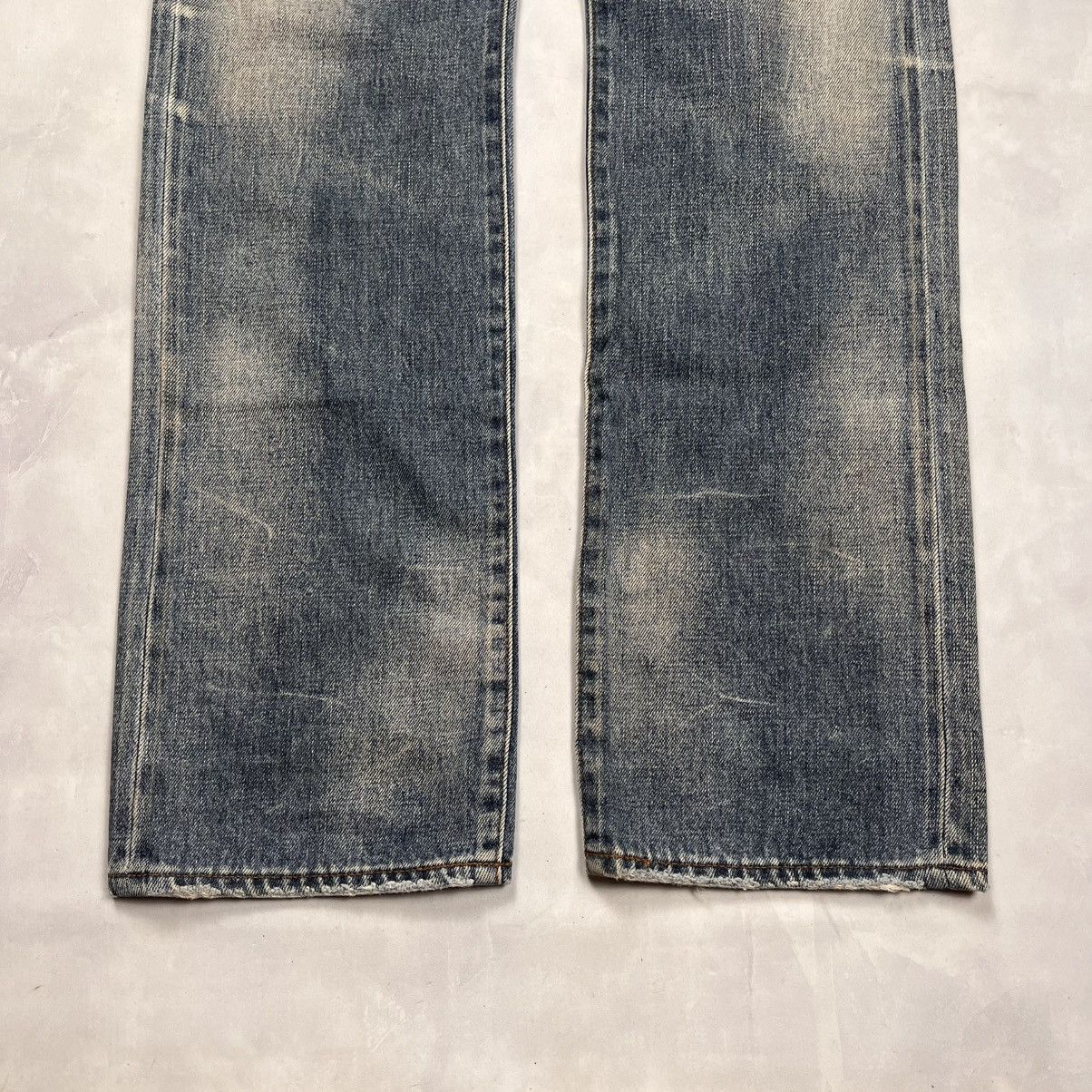 Japanese Brand Vtg Selvedge Denim Pants Buckel Back Stunning Lure Size US 29 - 7 Thumbnail
