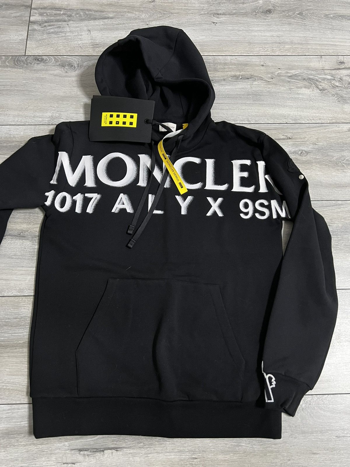 1017 ALYX 9SM × Moncler The Moncler Genius x 1017 ALYX 9SM Logo Print Hoodie Size US S / EU 44-46 / 1 - 3 Thumbnail
